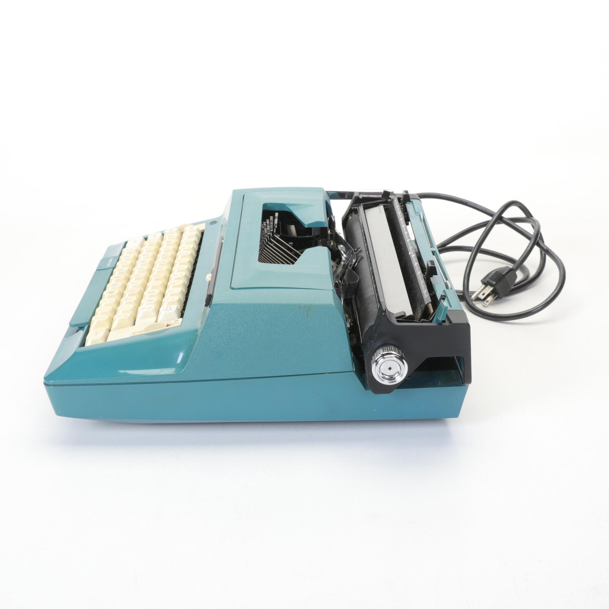 Smith-Corona Sterling 12 Portable Electric Typewriter, circa 1970
