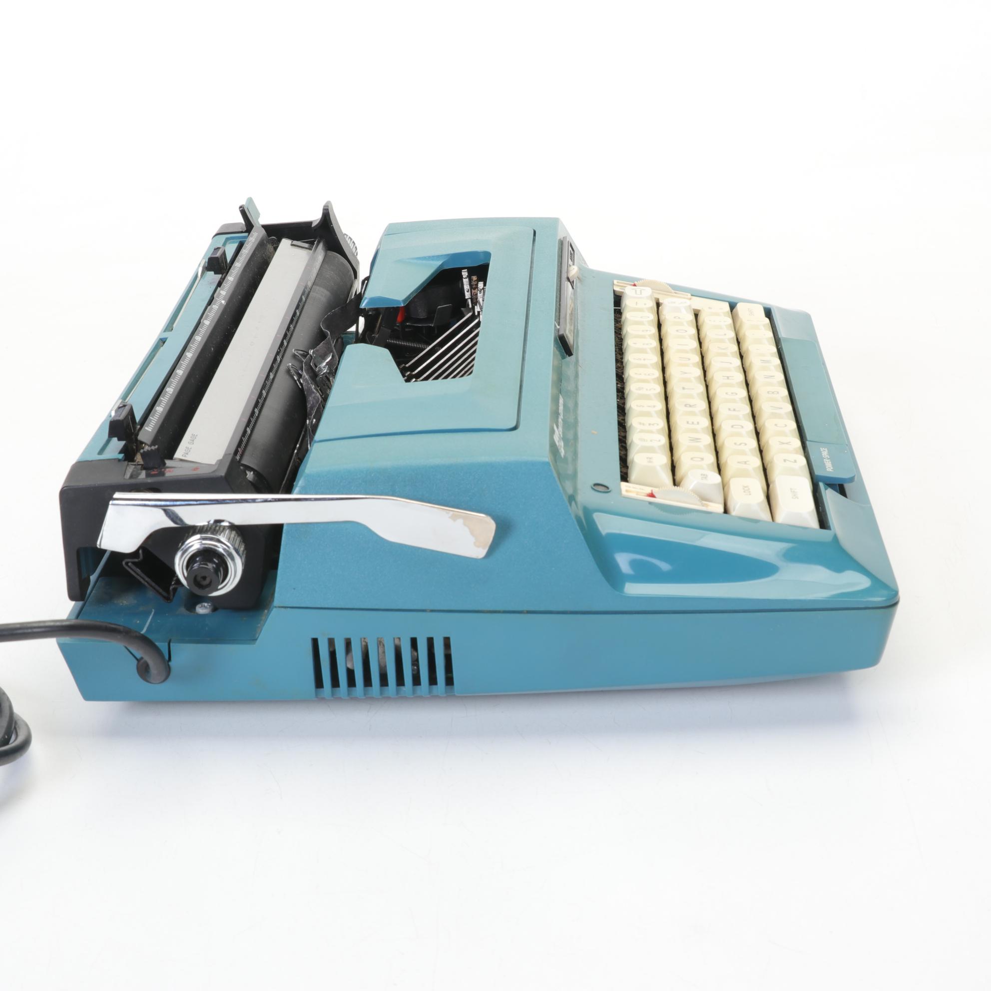 Smith-Corona Sterling 12 Portable Electric Typewriter, circa 1970