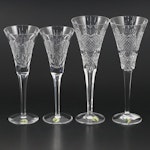 Waterford Crystal Millennium and Celebration Series Champagne Flutes