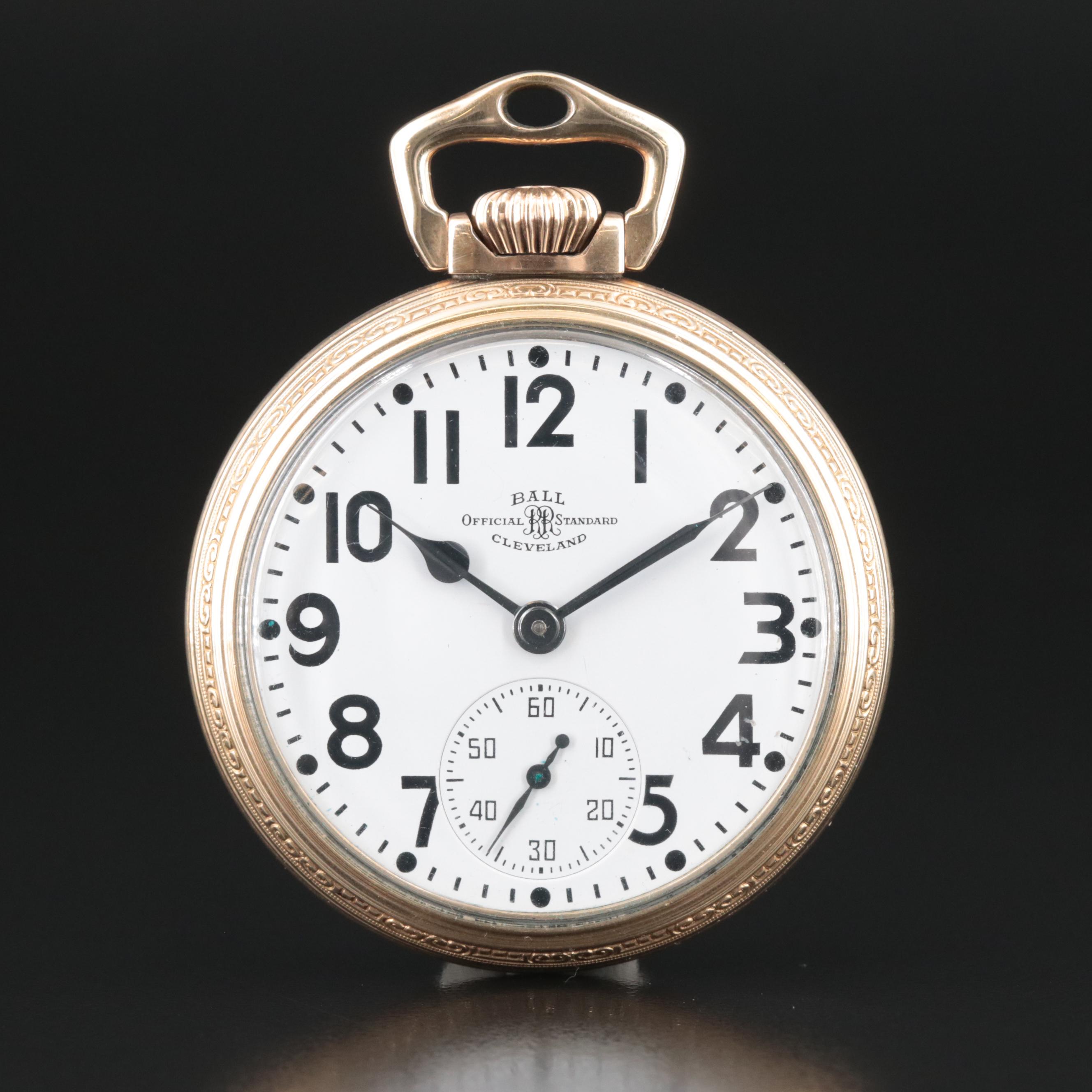 Ball Official Standard Railroad Grade Pocket Watch