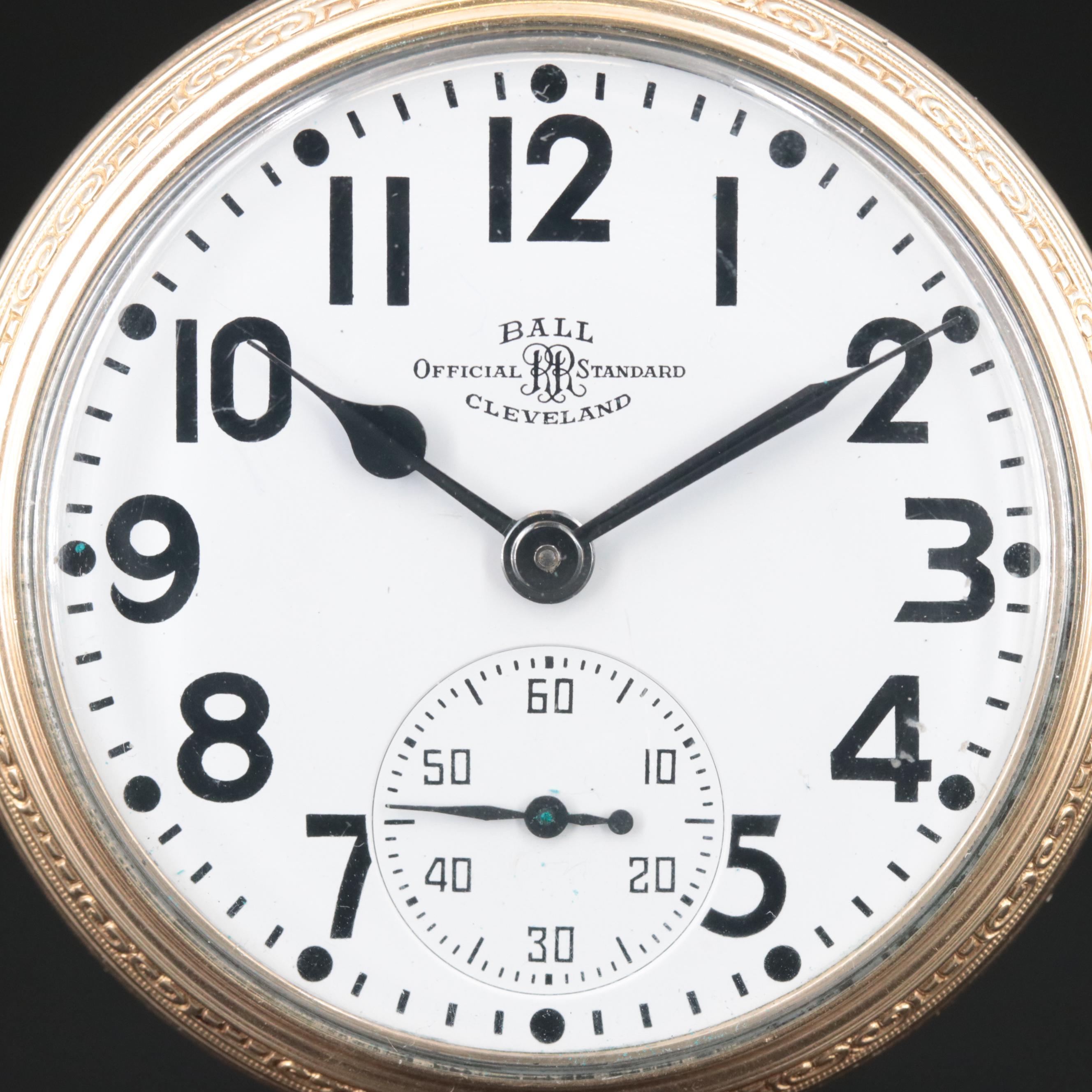 Ball Official Standard Railroad Grade Pocket Watch