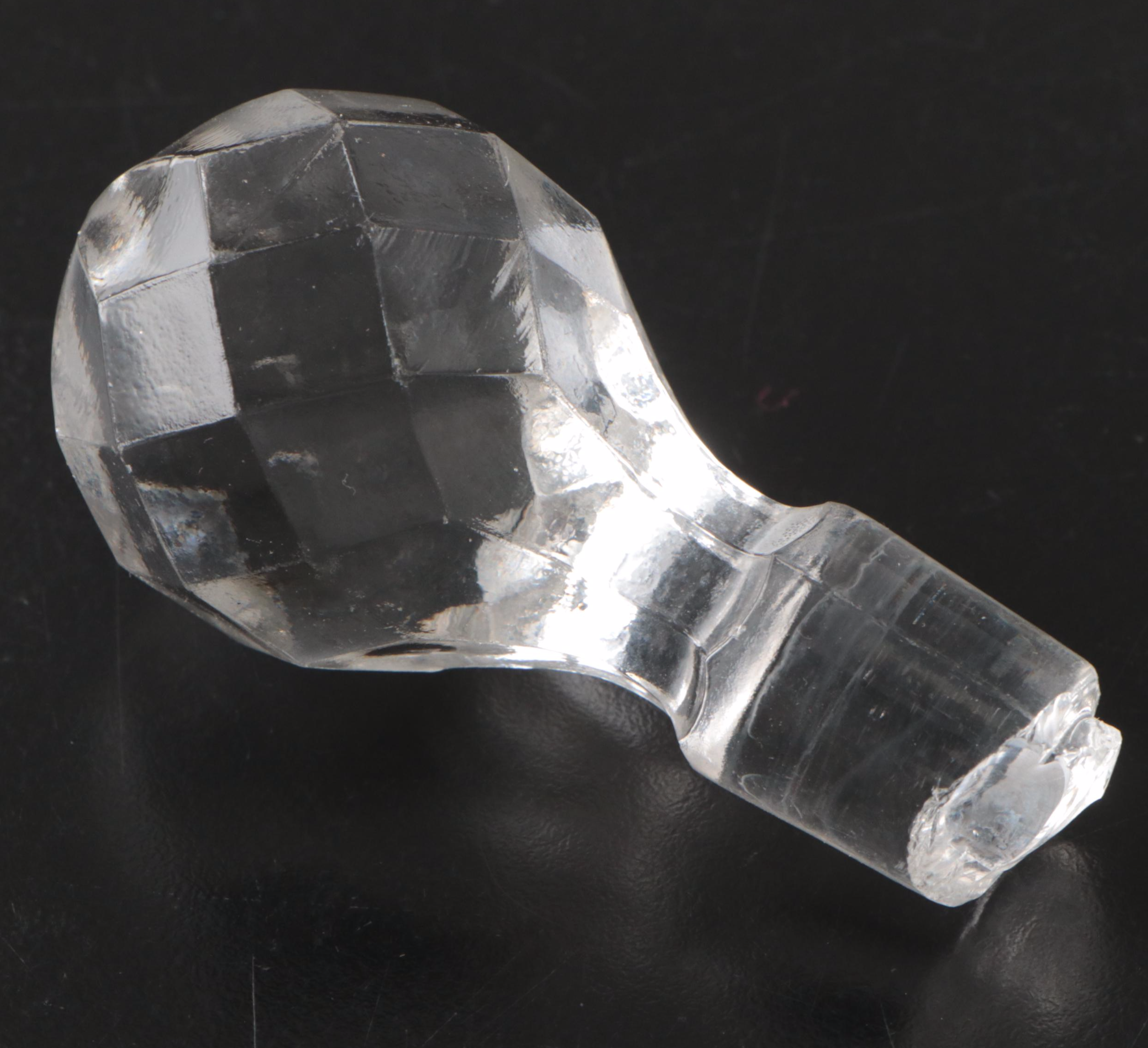 Stuben Art Glass Decanter and Other Cordial Glasses, Mid to Late 20th C.