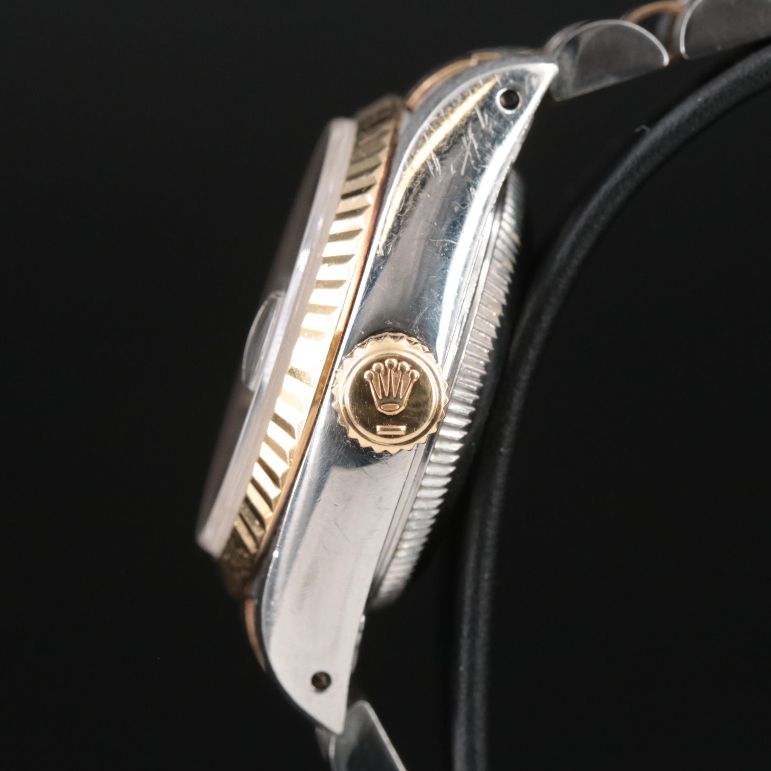 1991 Rolex Datejust 26MM 18K Gold and Steel Automatic Watch