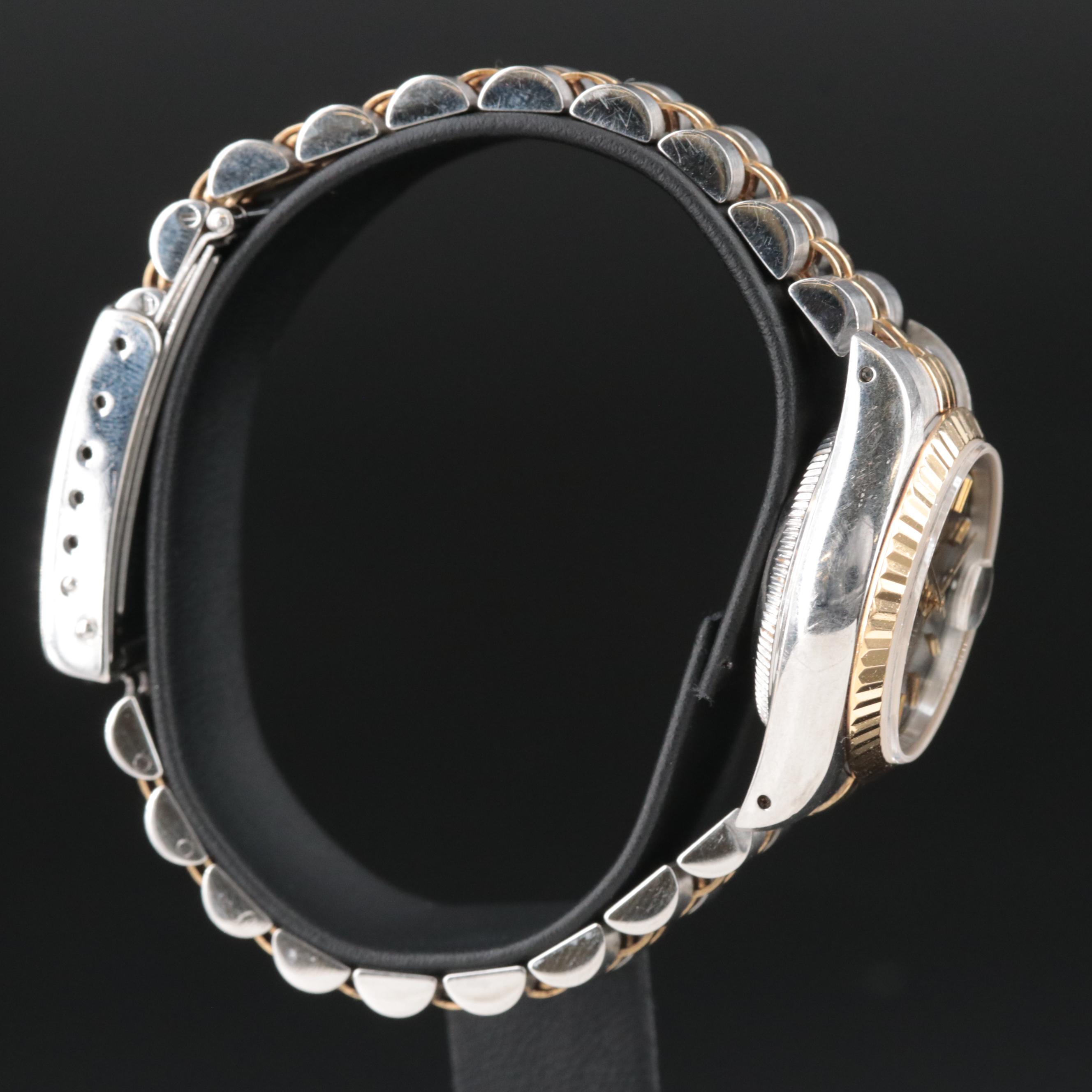 1991 Rolex Datejust 26MM 18K Gold and Steel Automatic Watch