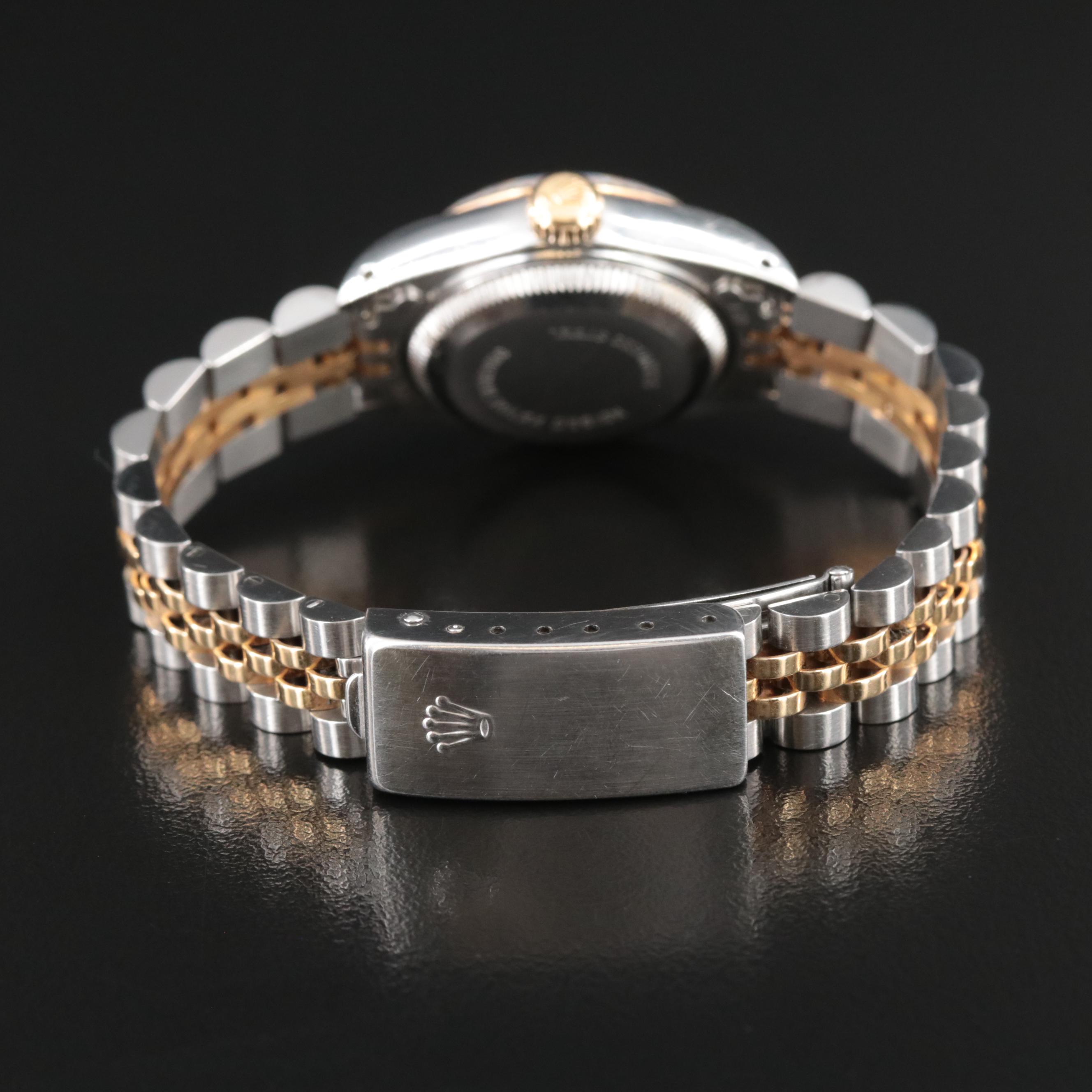 1991 Rolex Datejust 26MM 18K Gold and Steel Automatic Watch