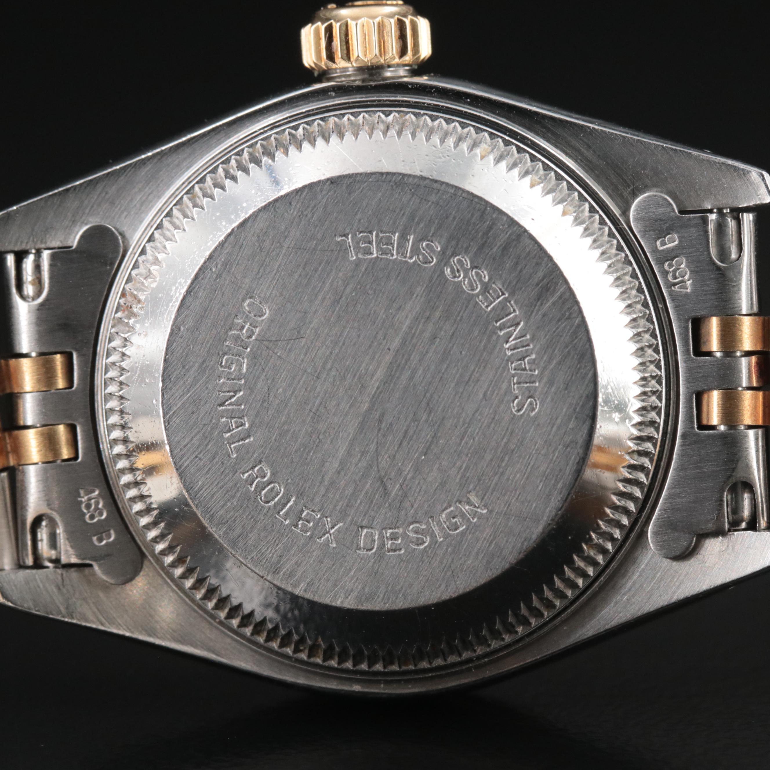 1991 Rolex Datejust 26MM 18K Gold and Steel Automatic Watch