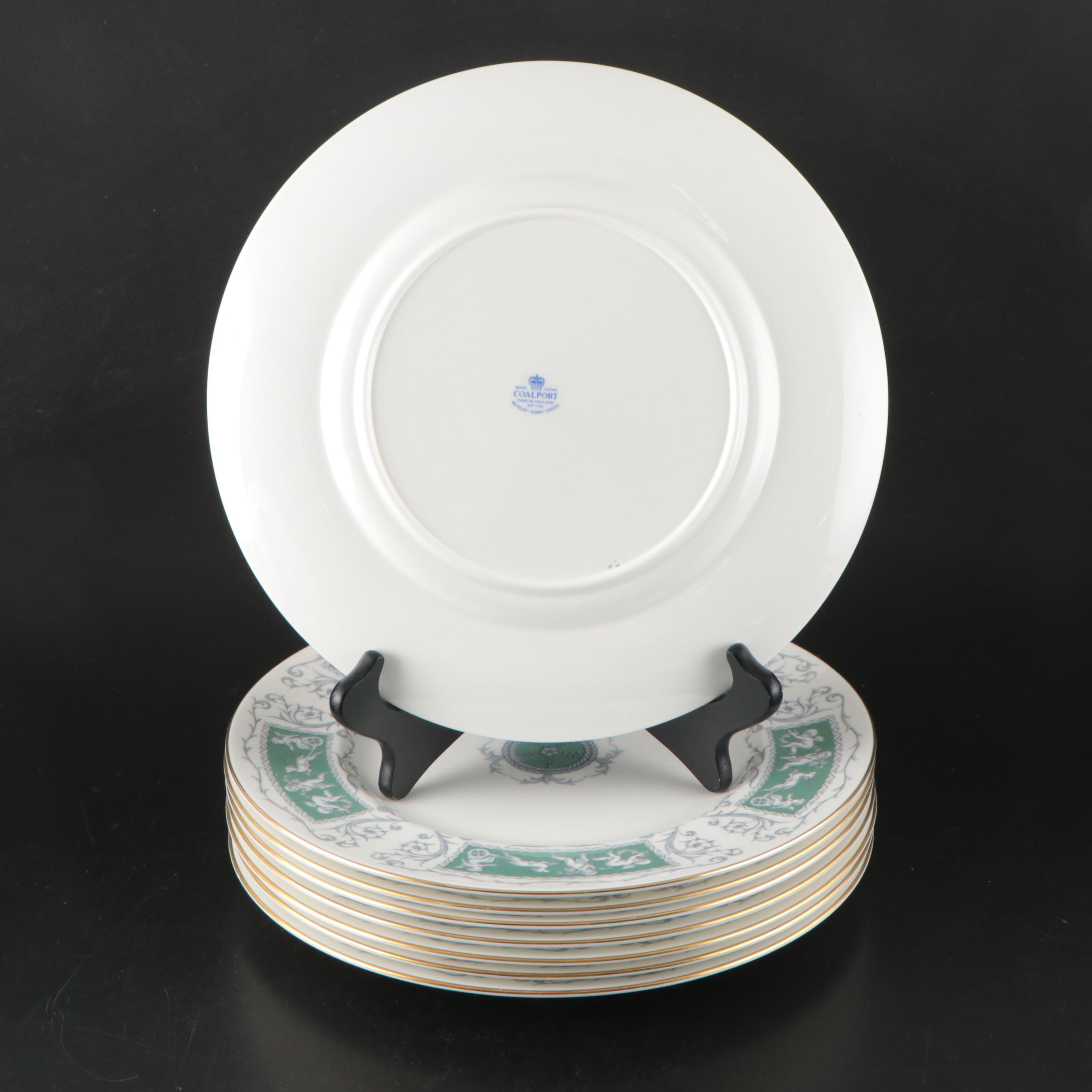 Coalport "Revelry Green" Bone China Dinnerware, 1970–1978