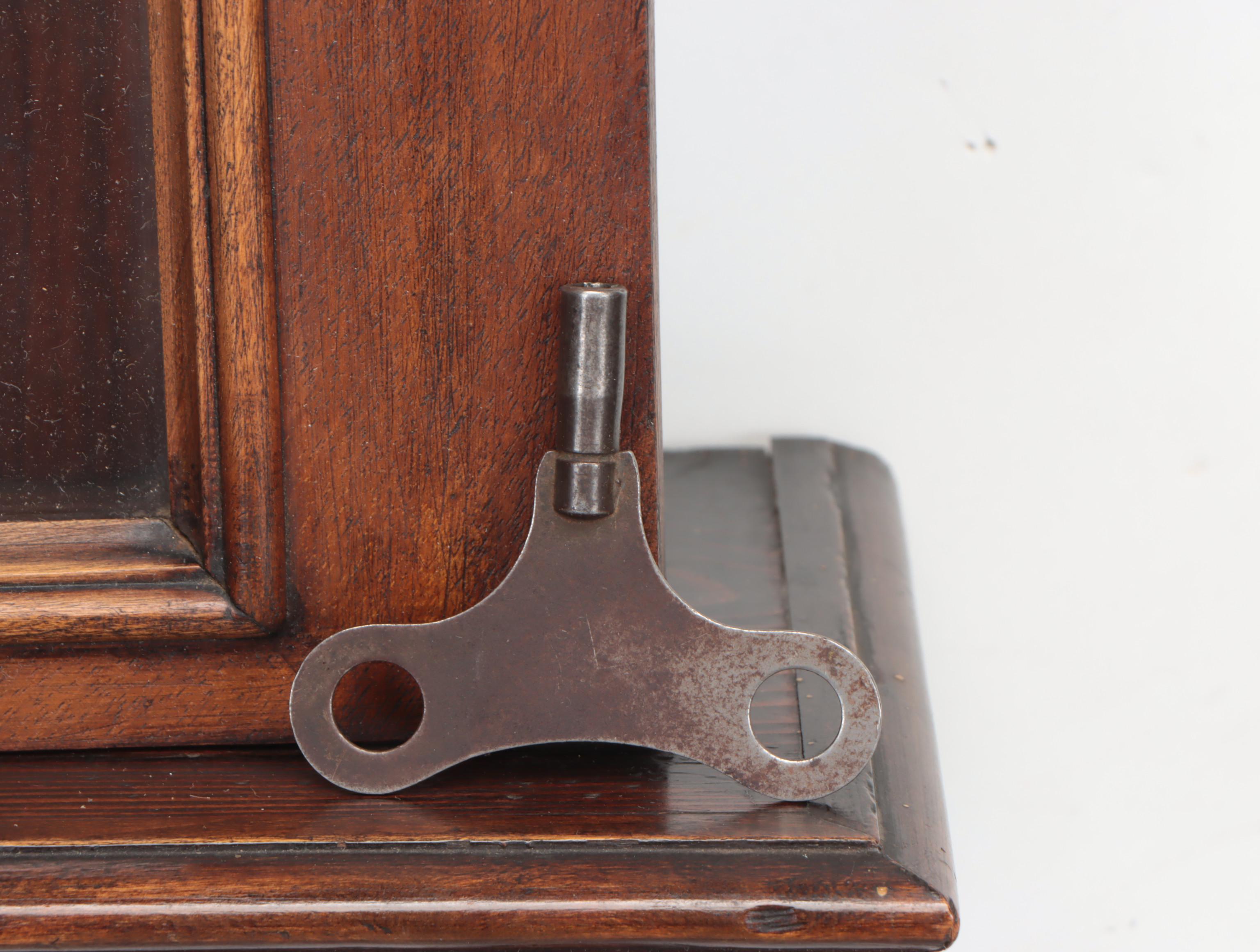 Mahogany Veneer Pendulum Wall Clock