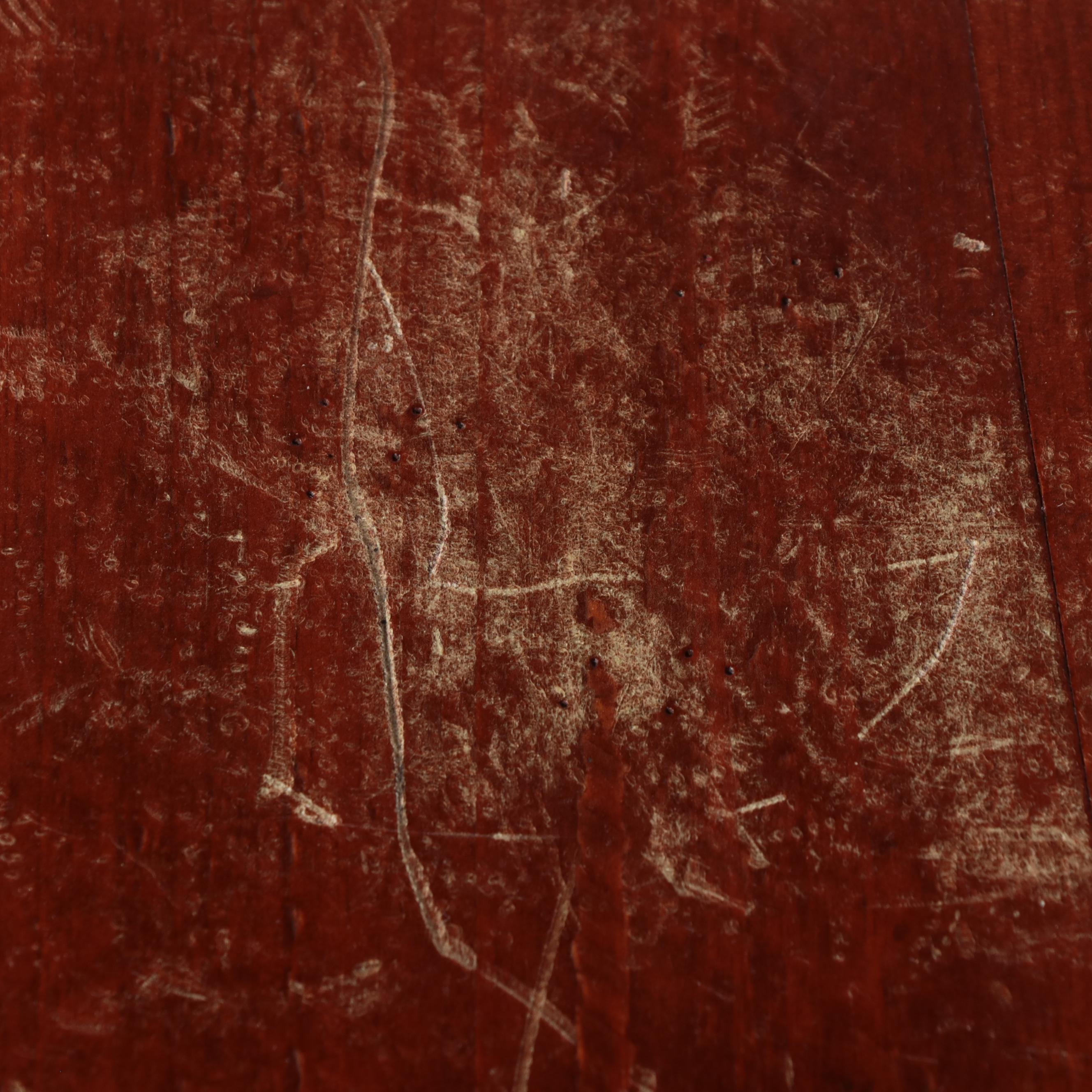 Rustic Pine and Oak Counter-Height Kitchen Work Table