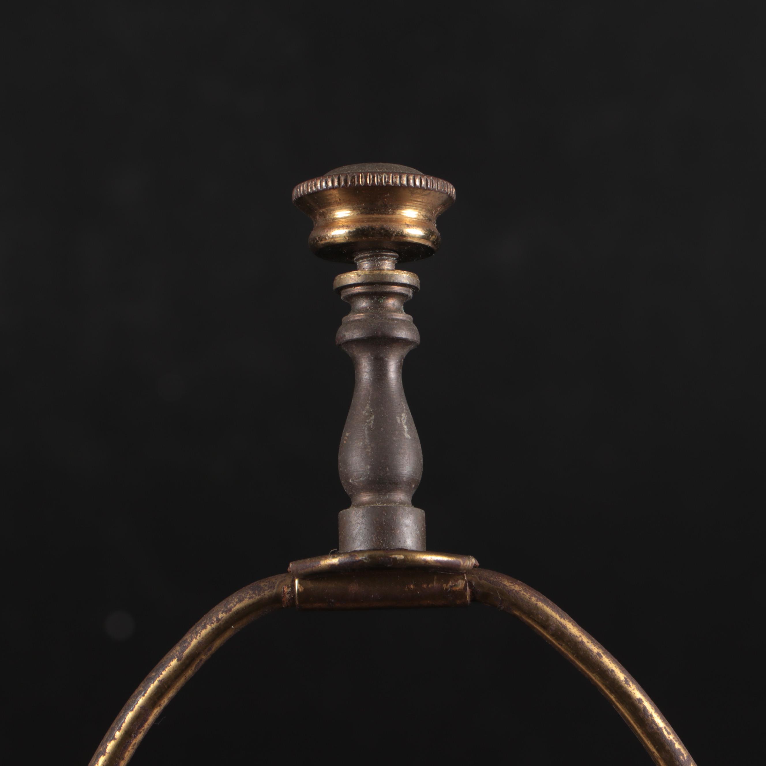 Carved Alabaster Table Lamp Pair