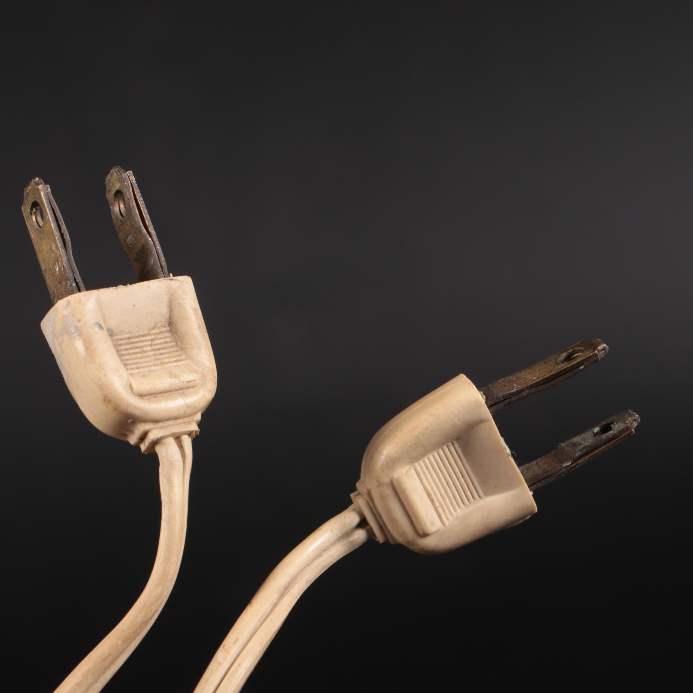 Carved Alabaster Table Lamp Pair