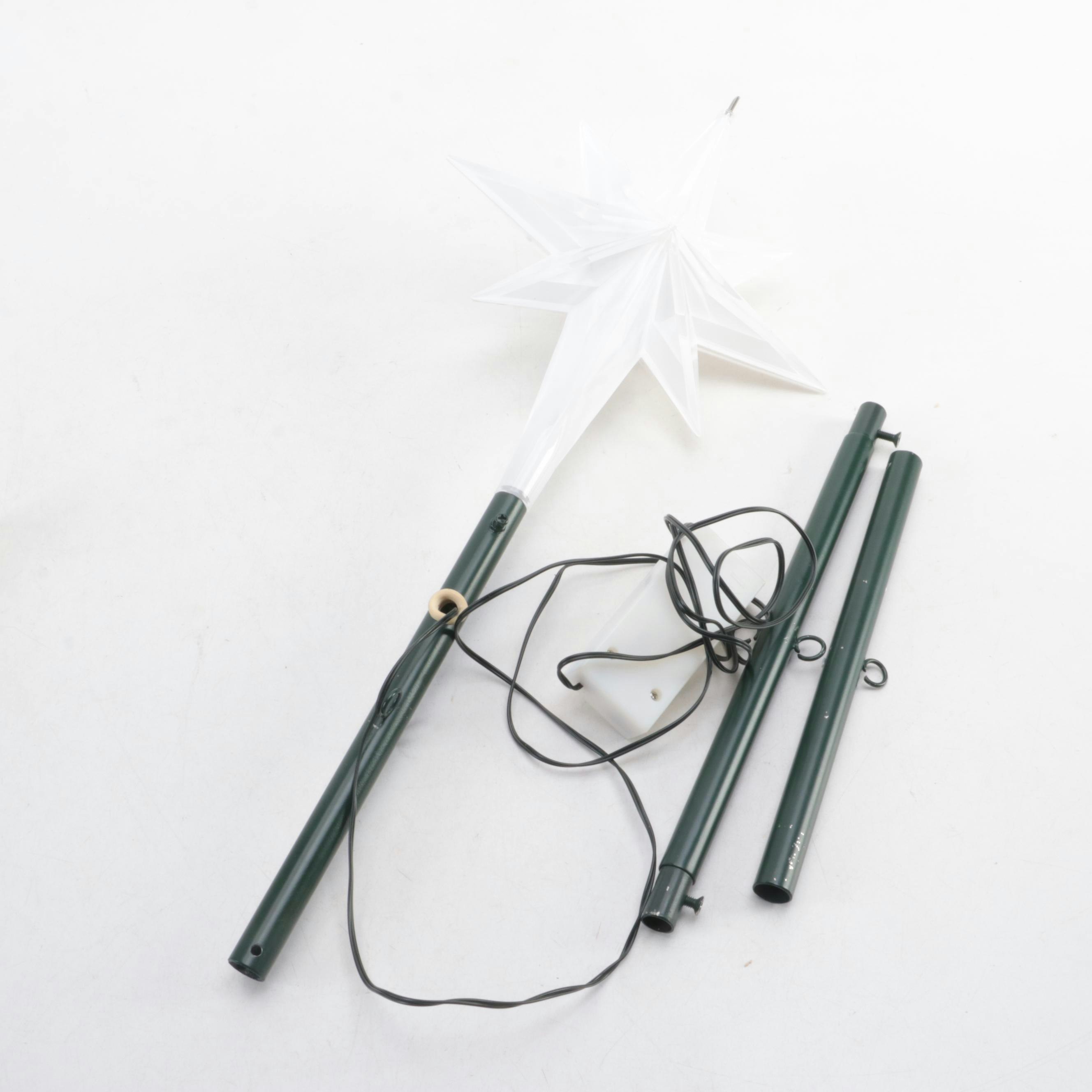 Thomas Kinkade Revolving Christmas Tree Topper