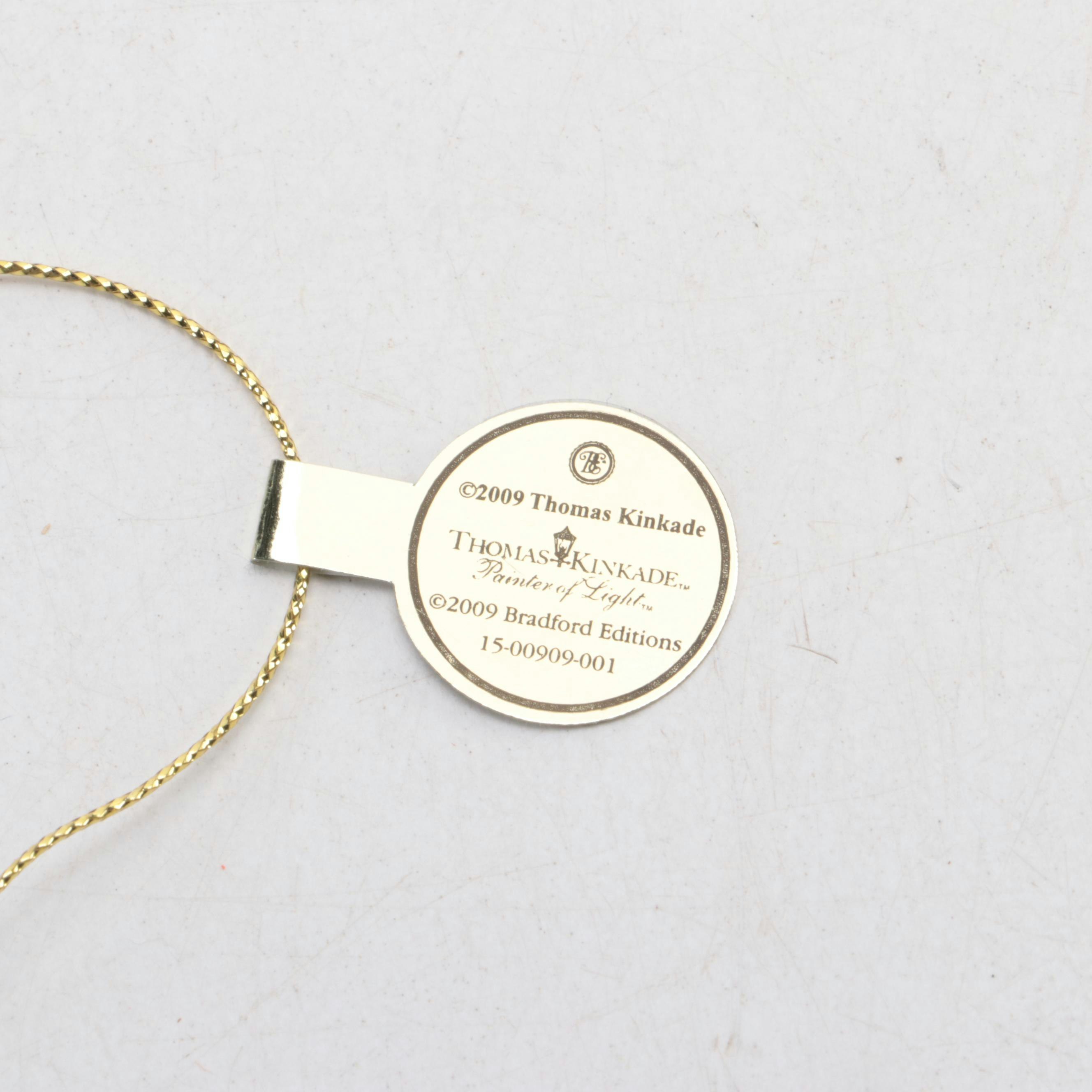 Thomas Kinkade Revolving Christmas Tree Topper