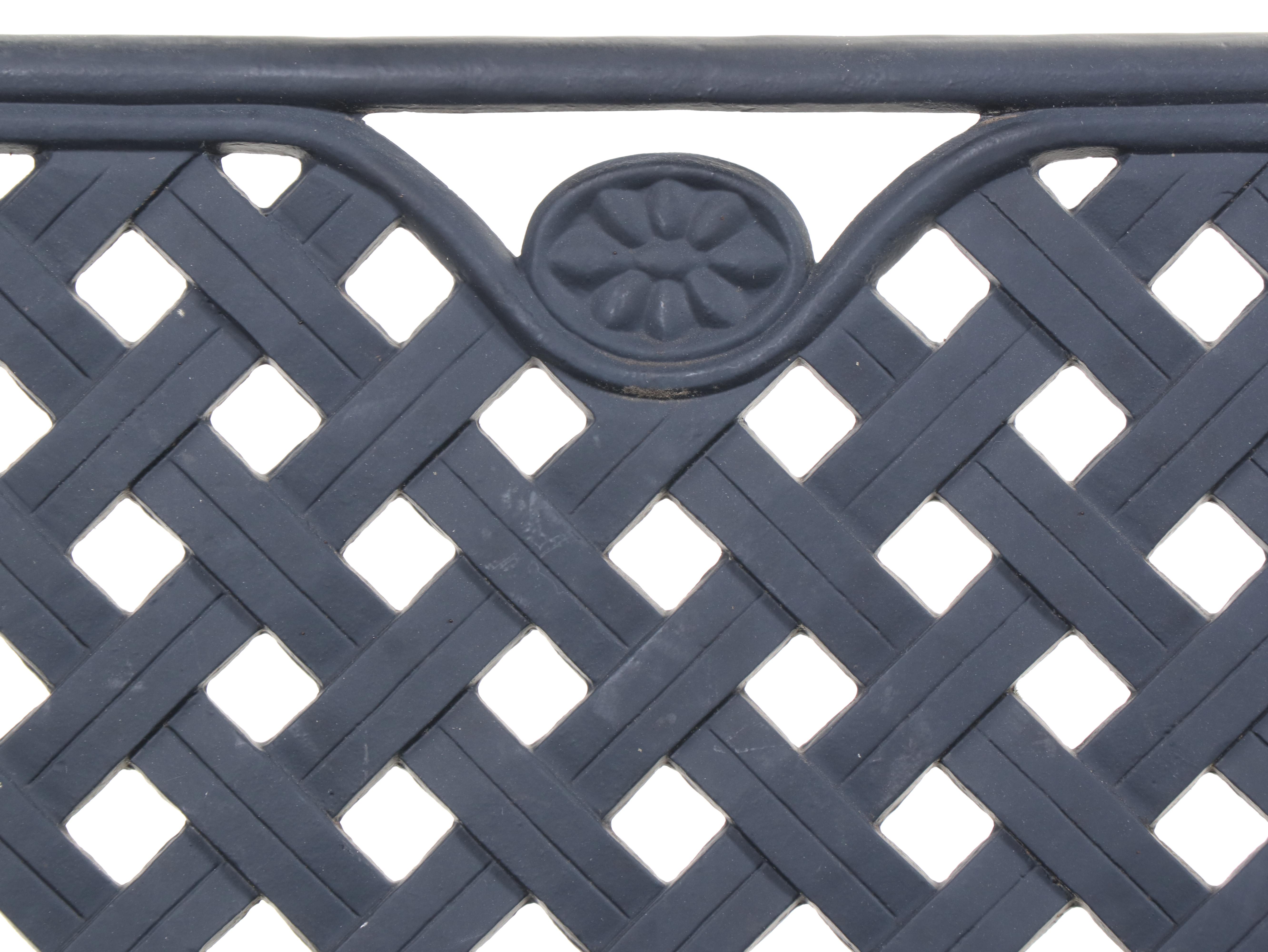 Summer Classics Provance Cast Aluminum Bench With Cushion