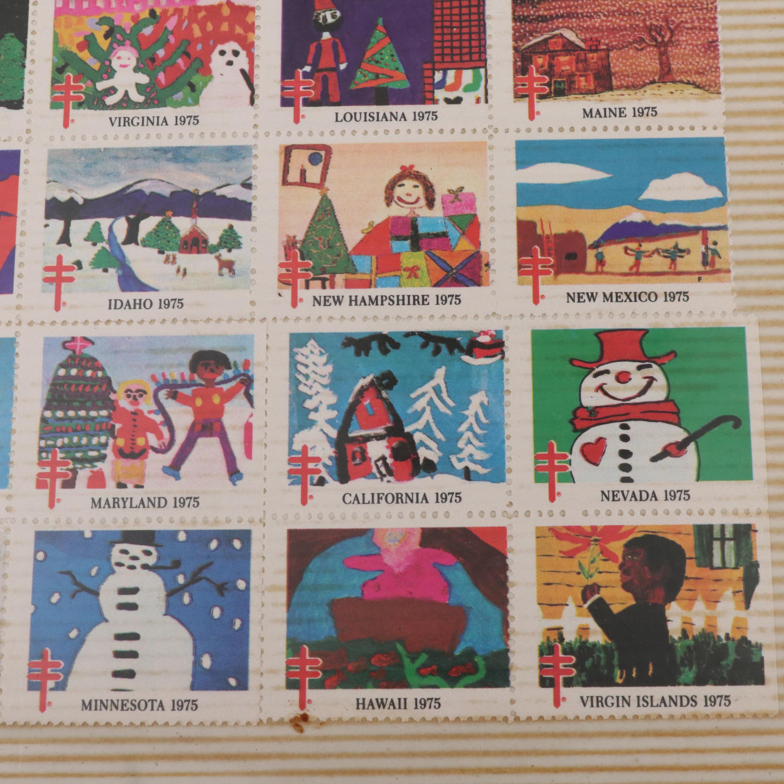 Two Chinese Postage Stamp Sets, an Album of World Stamps, and More