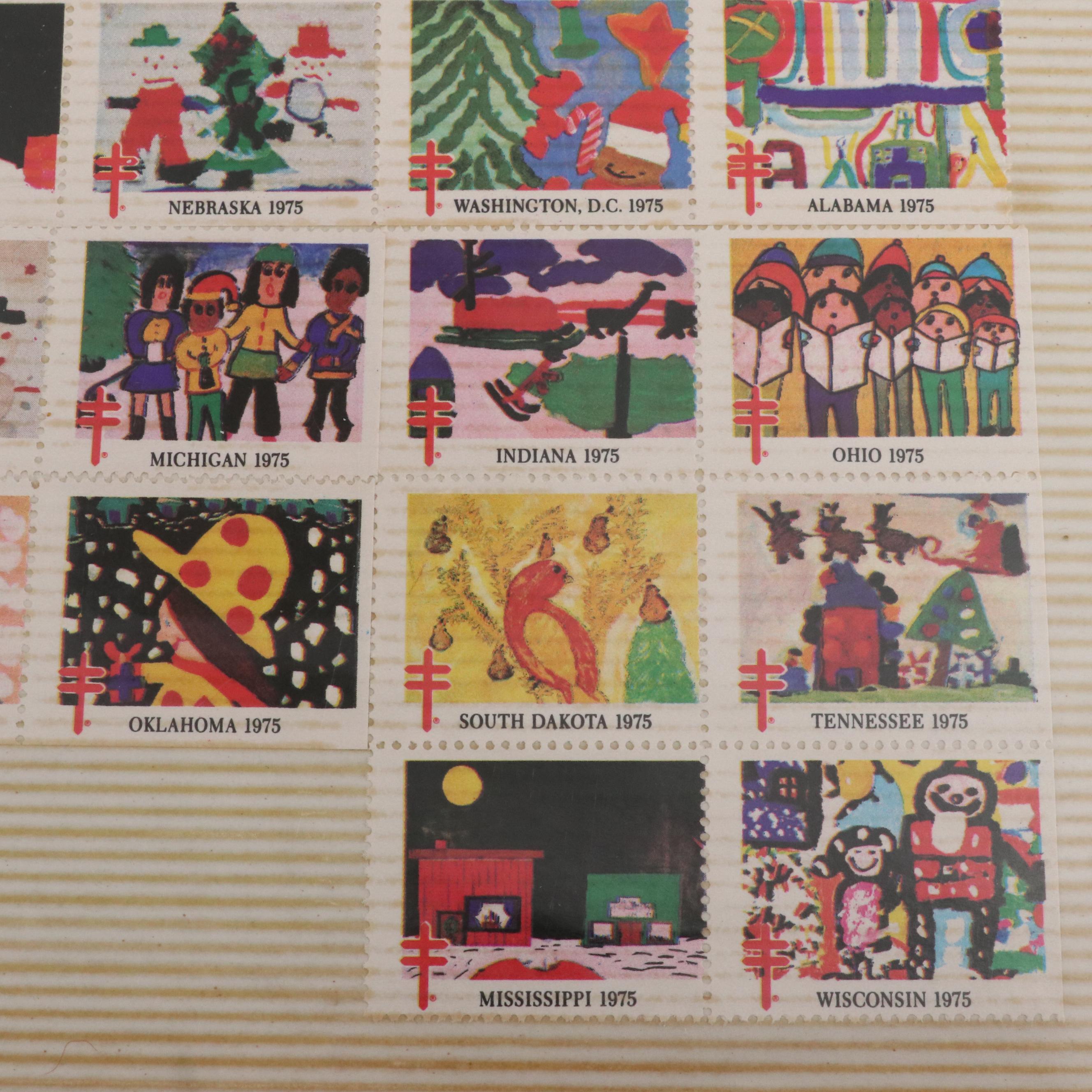 Two Chinese Postage Stamp Sets, an Album of World Stamps, and More