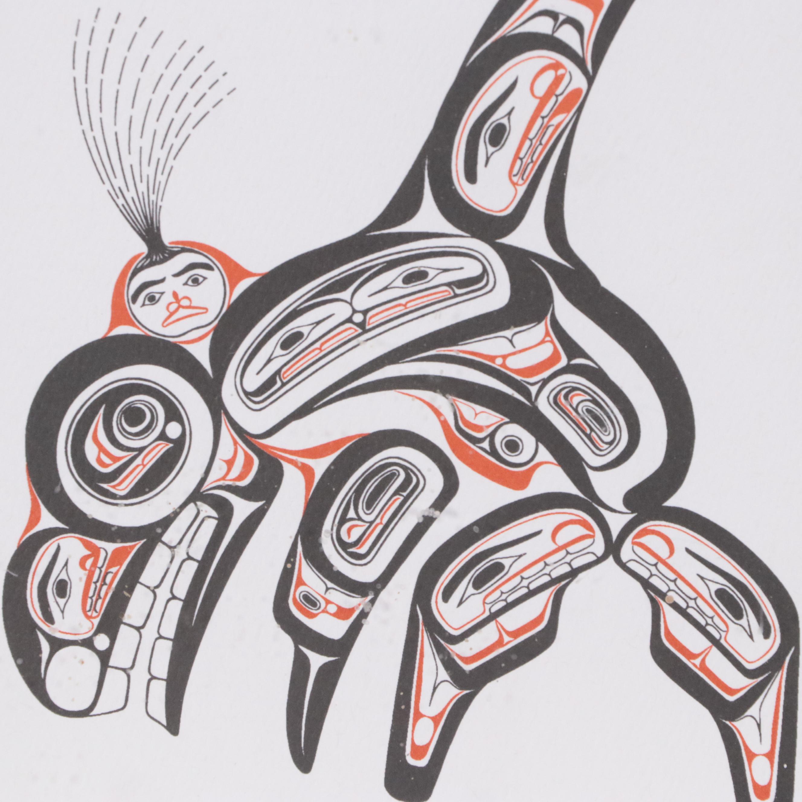 Digital Prints After Bill Reid Including "Haida Killer Whale"