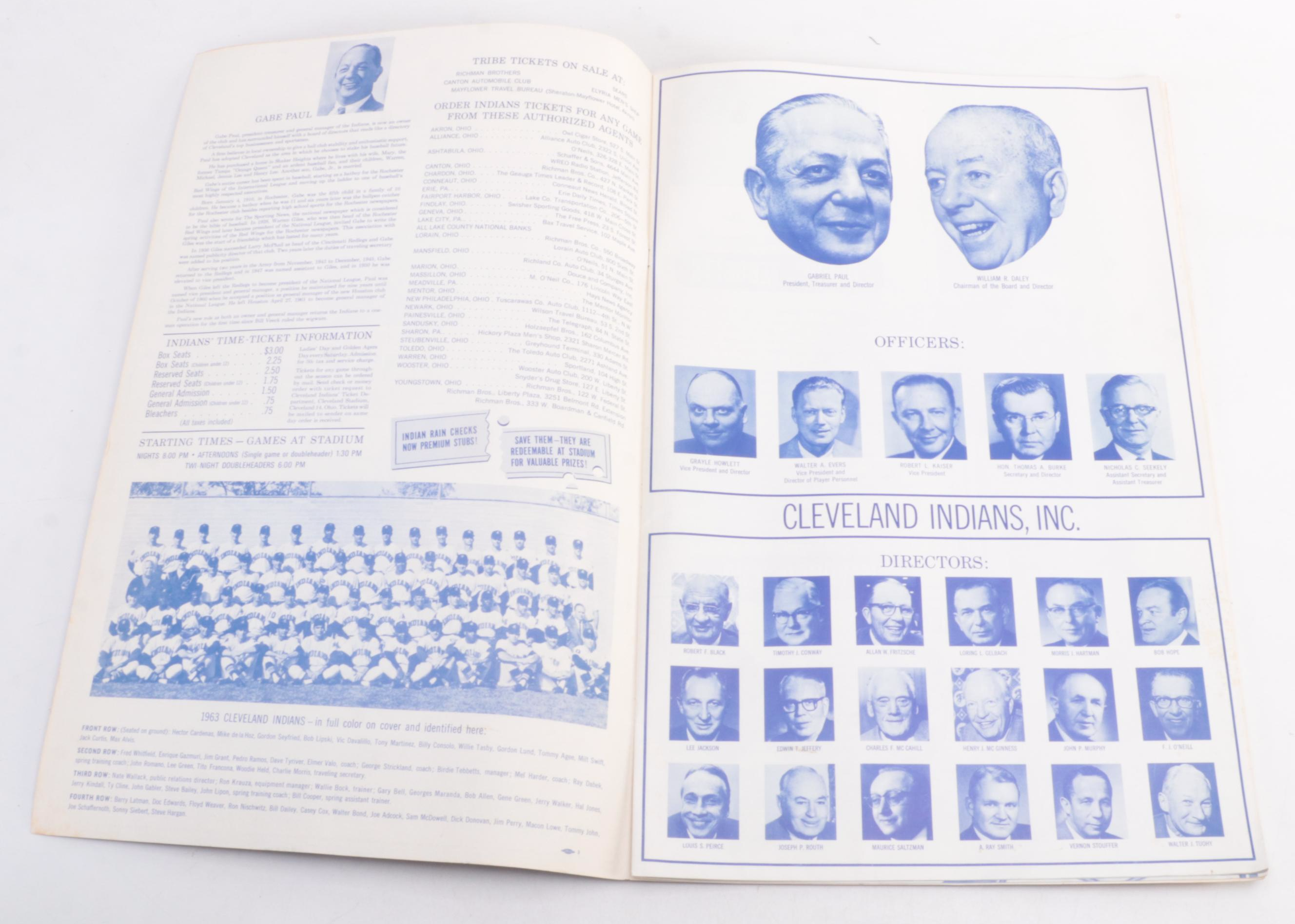 1961 Cincinnati Reds Yearbook with Topps Baseball Cards and More, 1960s–2000s