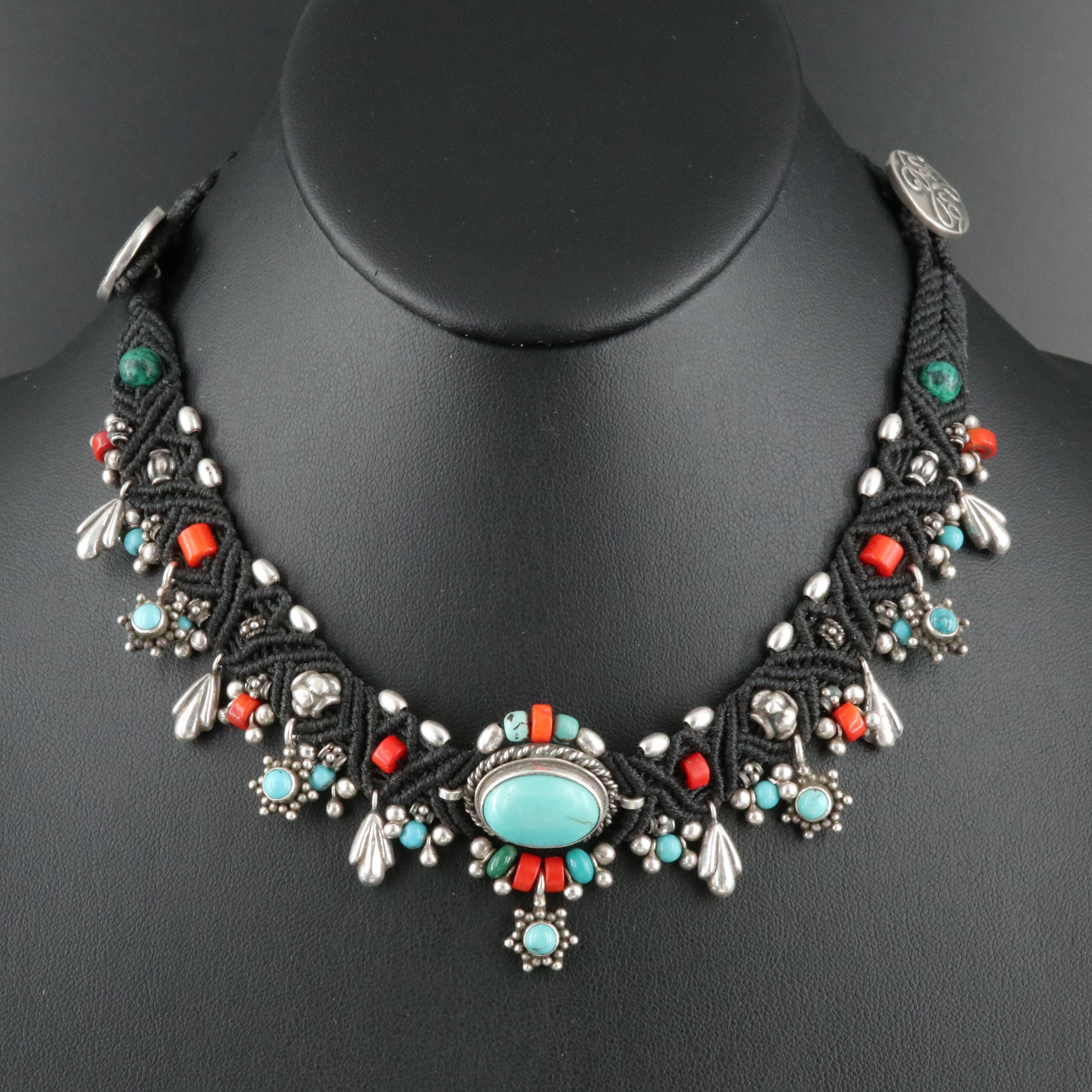 Isha Elafi "Nomadic" Sterling Knotwork Converter Necklace & Anklet