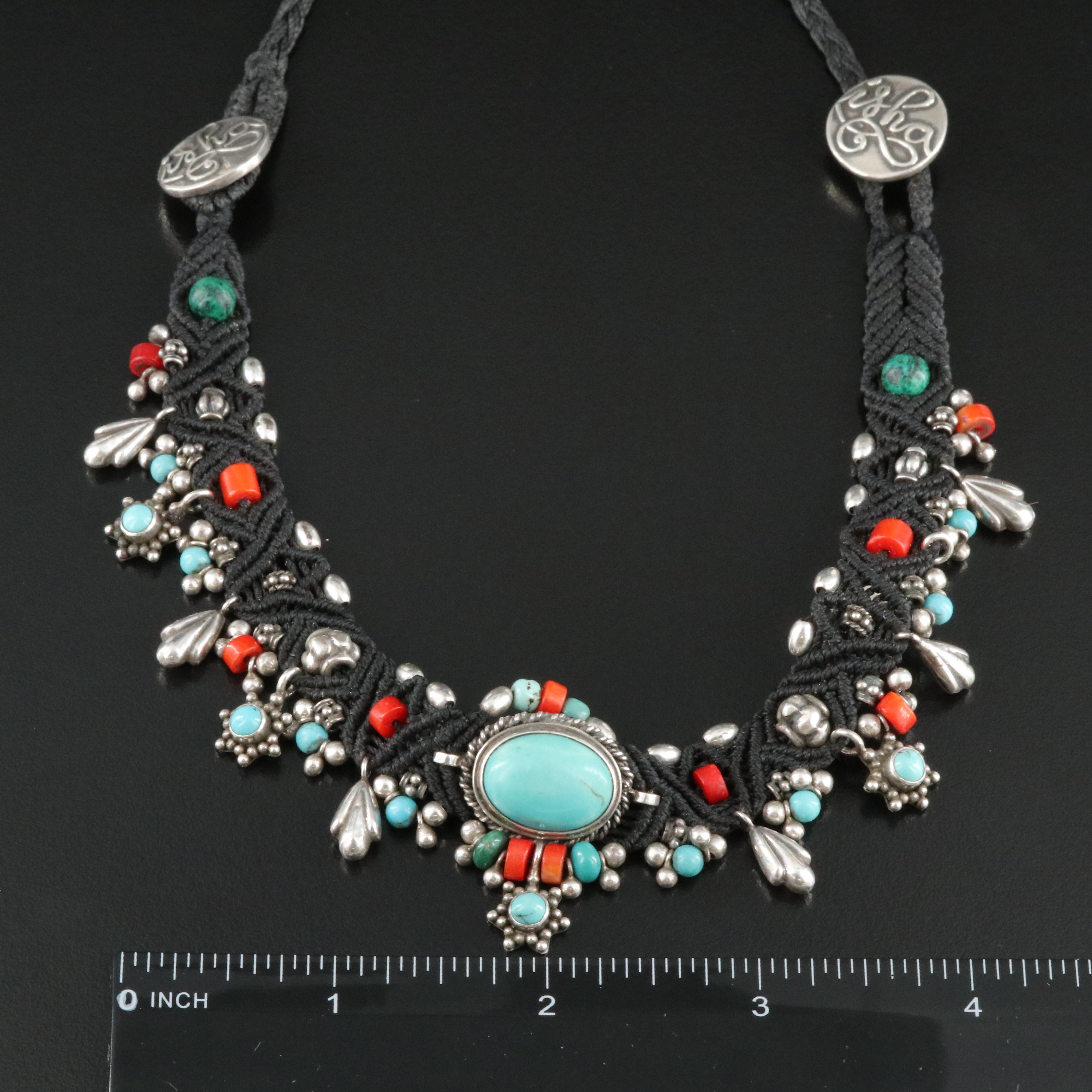 Isha Elafi "Nomadic" Sterling Knotwork Converter Necklace & Anklet