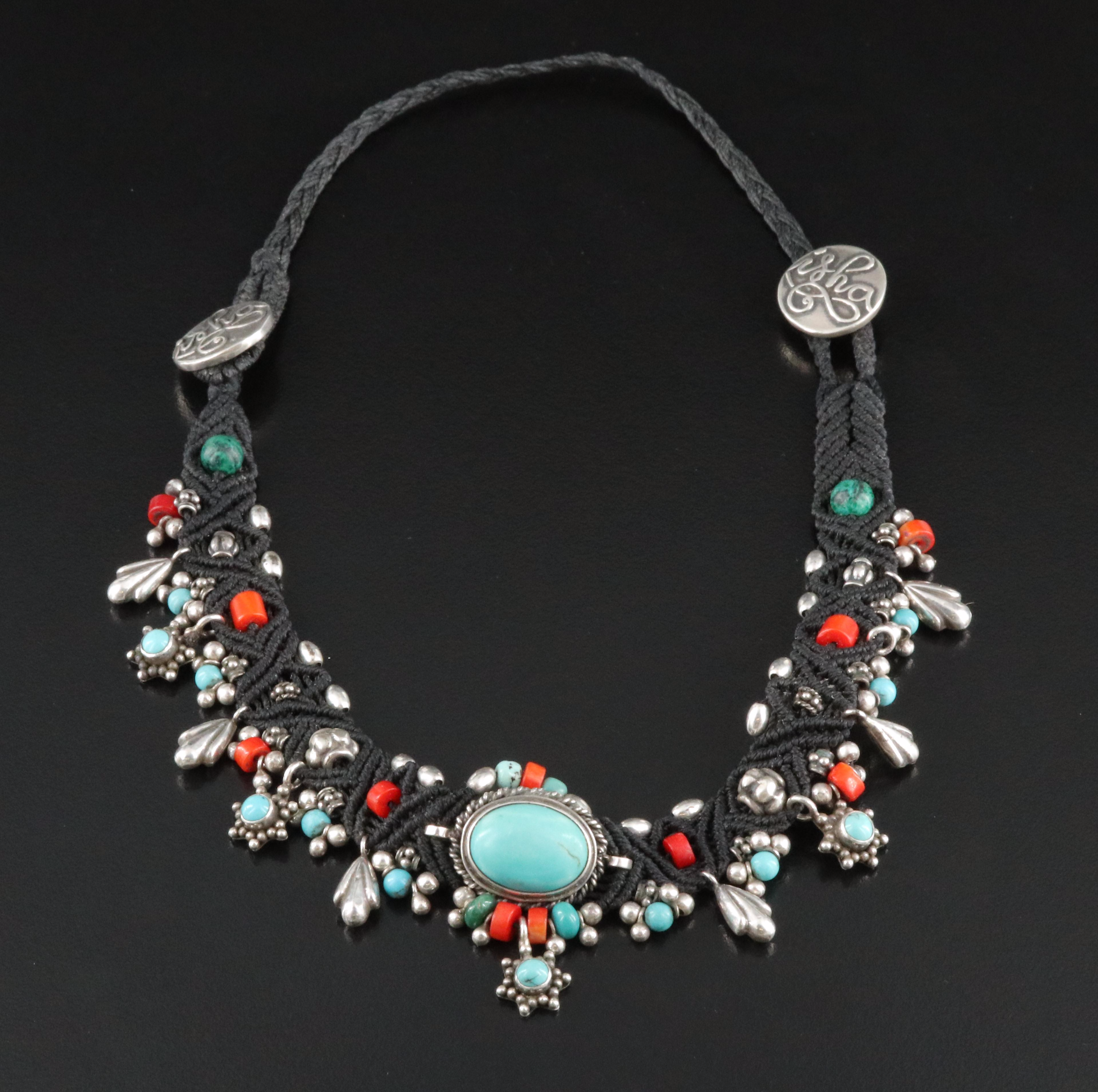 Isha Elafi "Nomadic" Sterling Knotwork Converter Necklace & Anklet