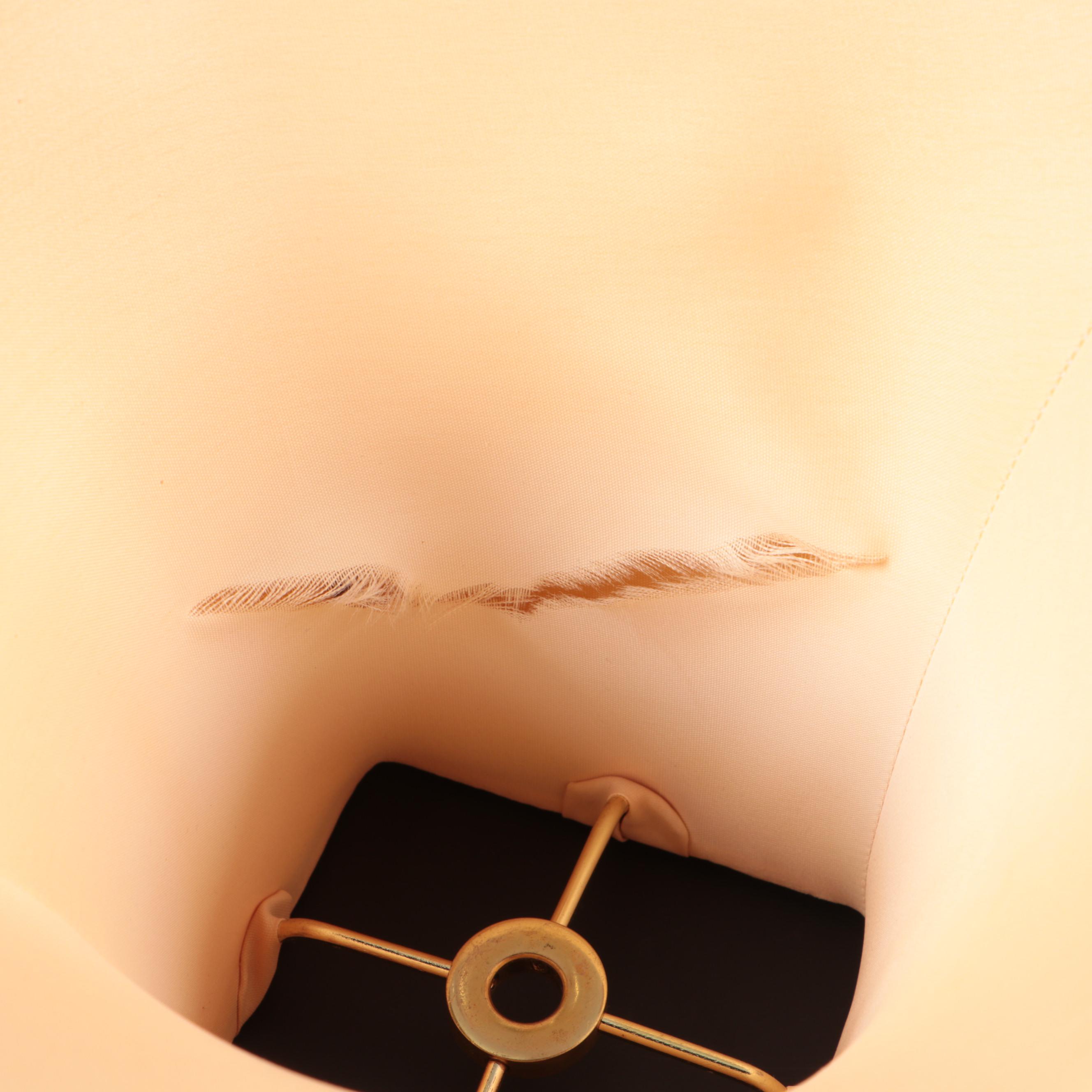 Mid-Century Aladdin Glass Desk Lamp, Milk Glass and Amber Glass Table Lamps