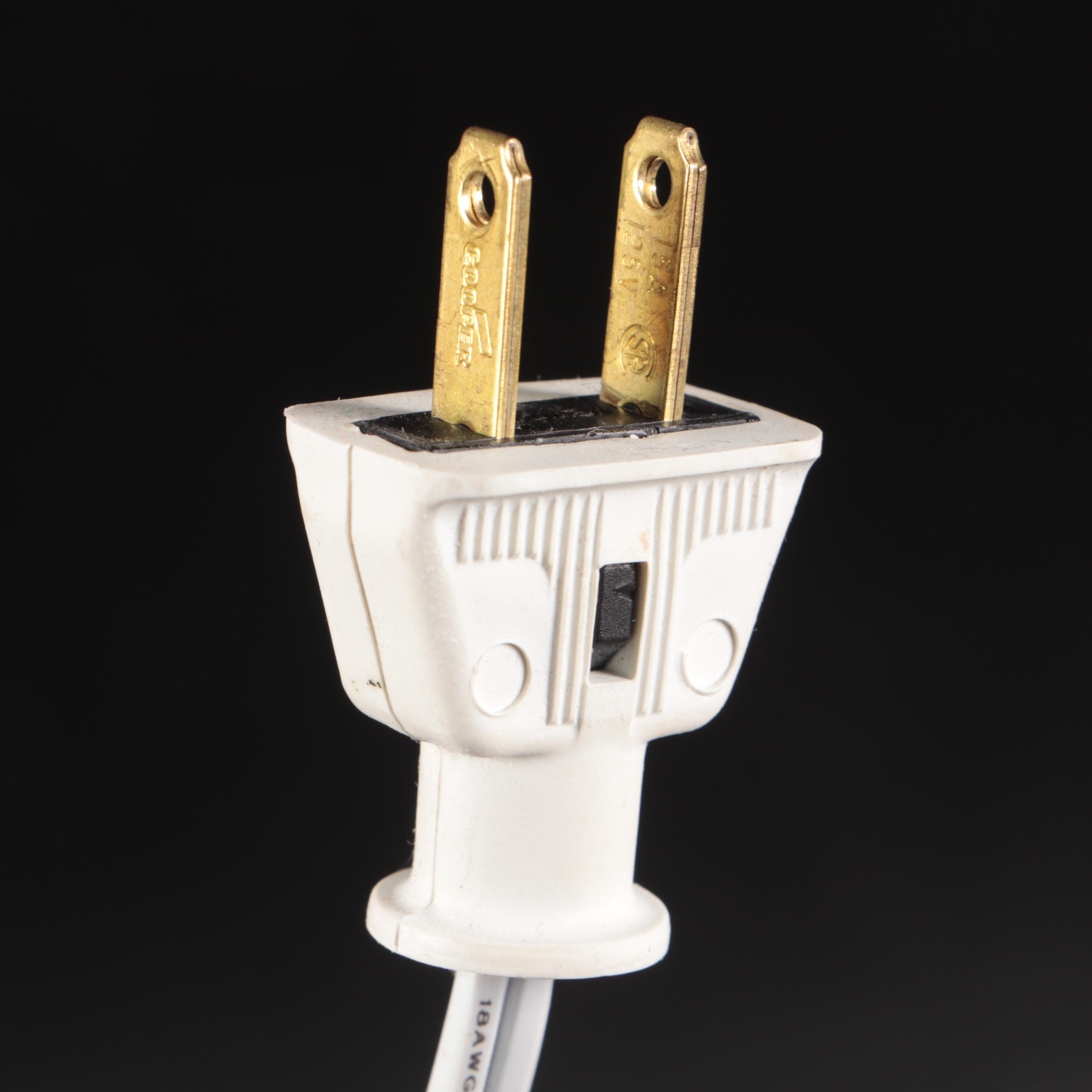 Mid-Century Aladdin Glass Desk Lamp, Milk Glass and Amber Glass Table Lamps