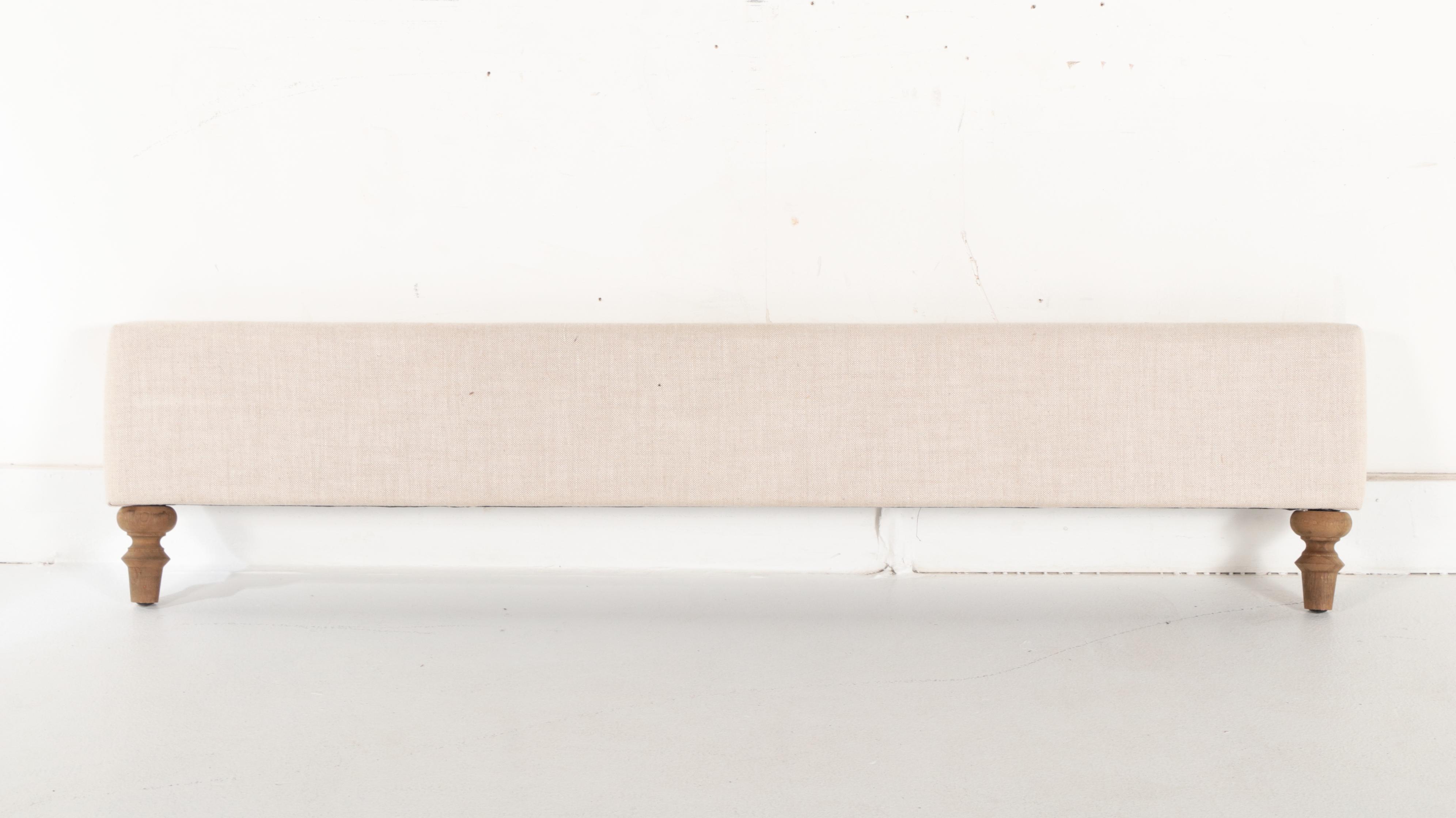 Restoration Hardware Queen Tufted Upholstered Bed Frame