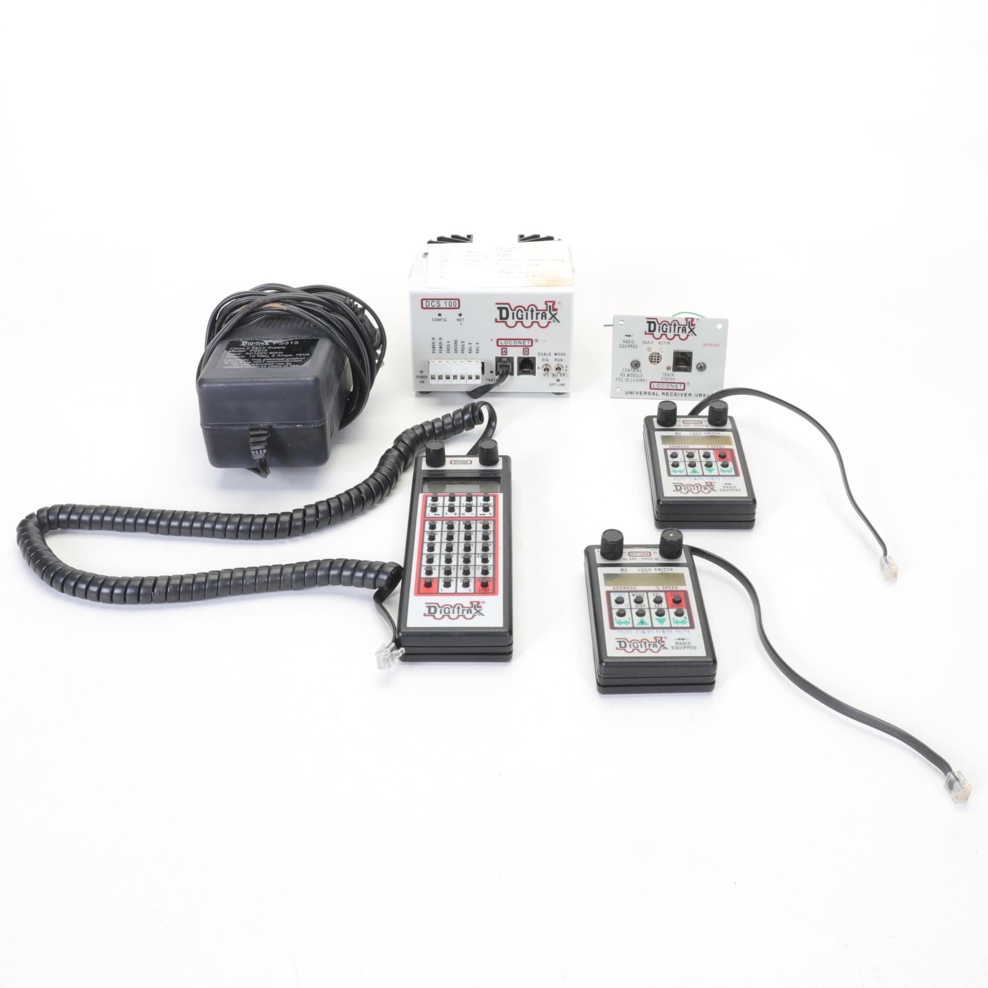 Digitrax DCS100, DT400, PS515, DT100R Train Controllers