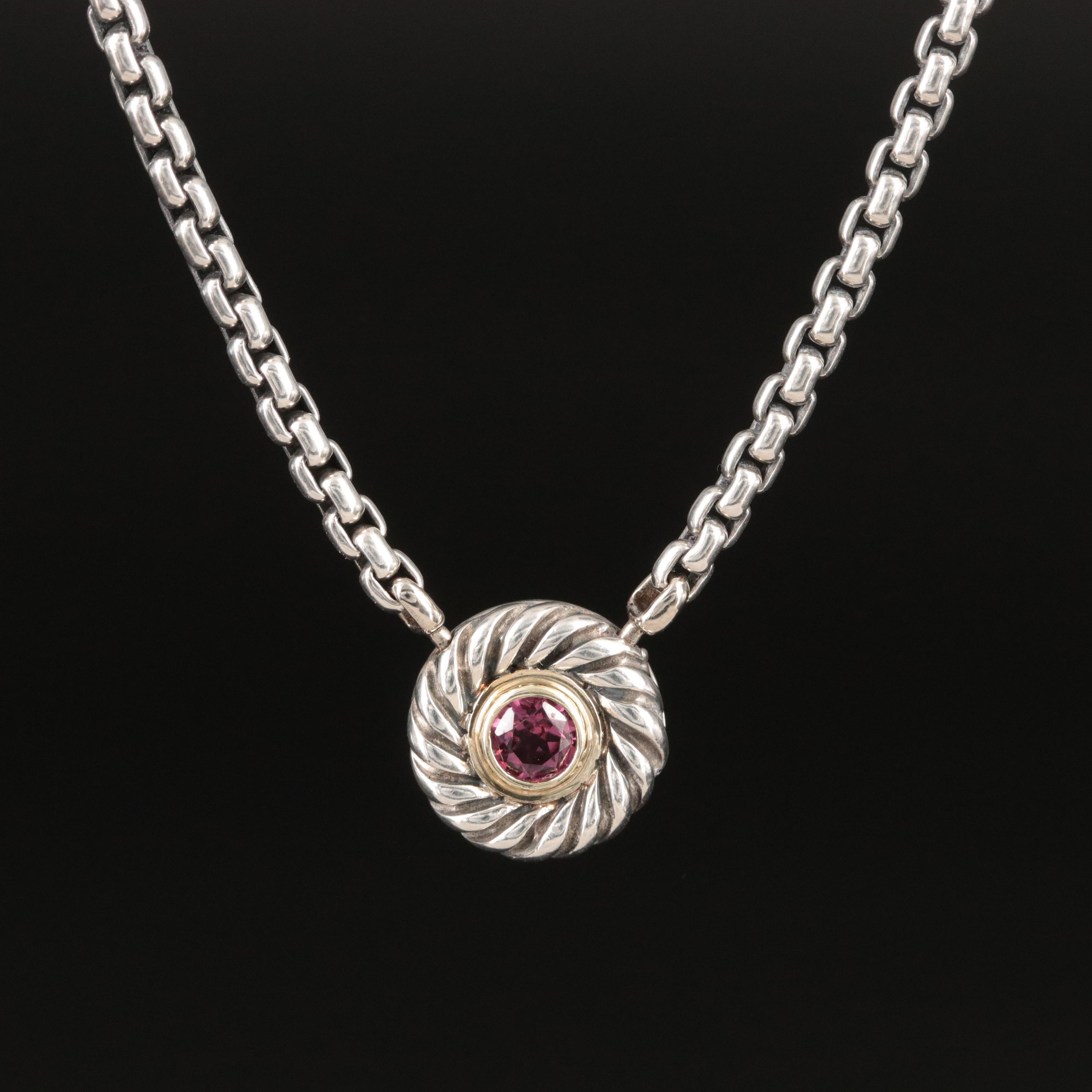 David yurman garnet necklace hotsell