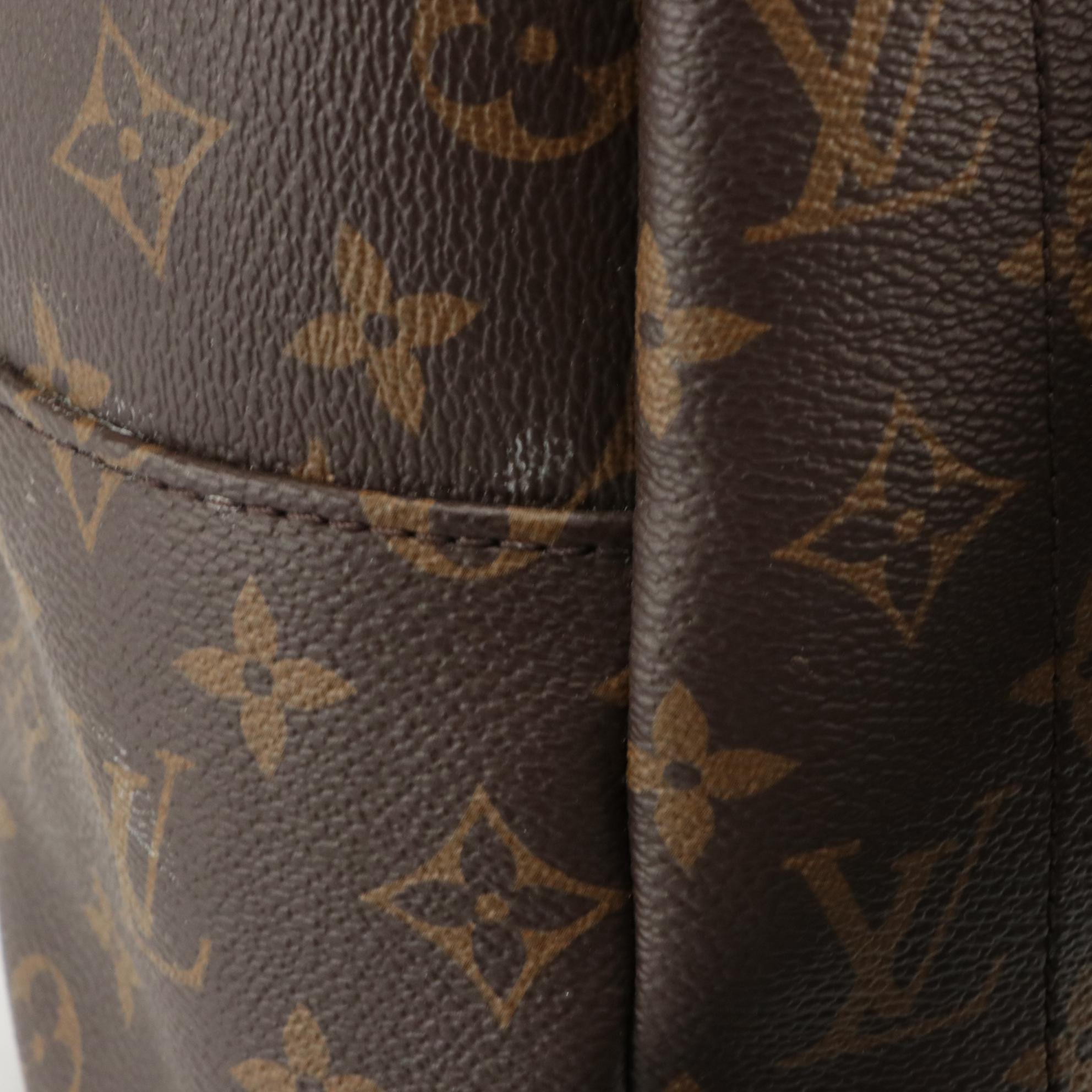 Louis Vuitton Palm Springs Backpack in Monogram Canvas and Black Leather Trim