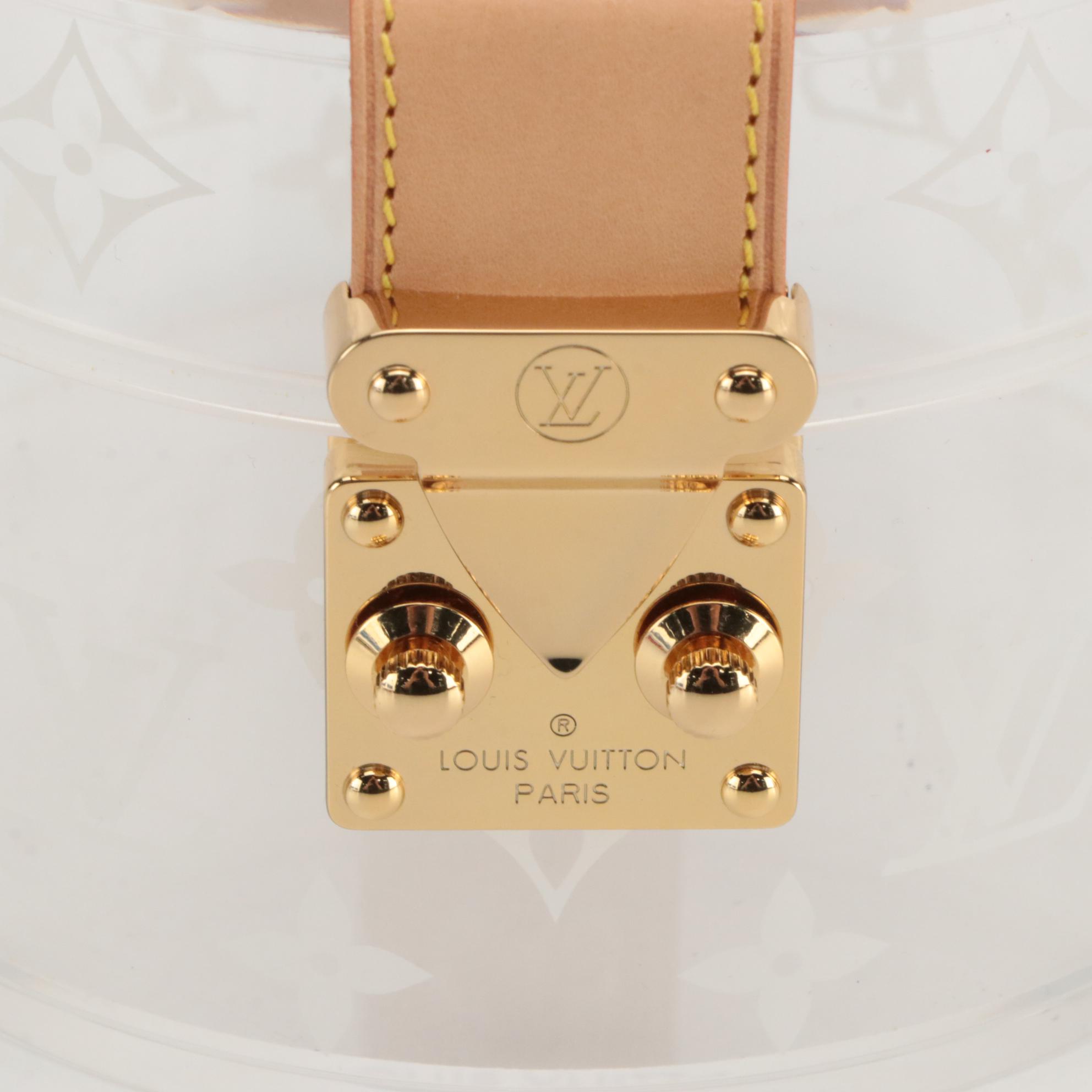 Louis Vuitton Scott Box in Monogram Printed Plexiglass, With Box