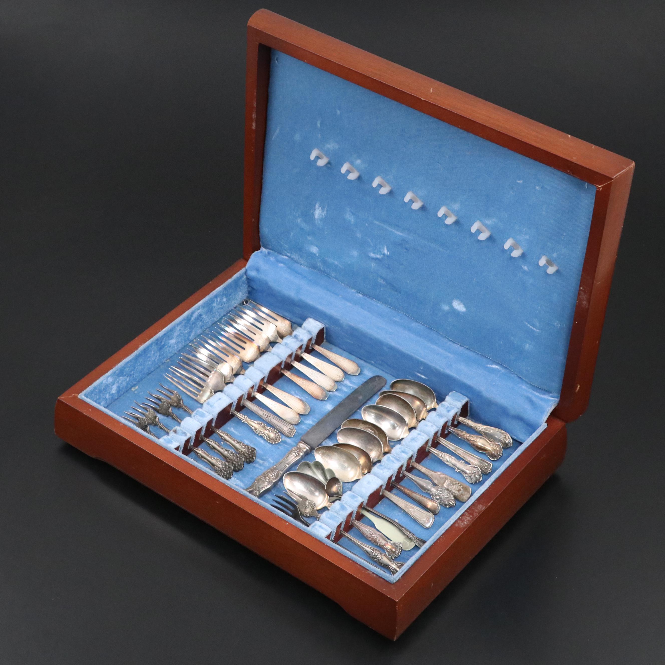 Rogers Bros. "Vintage" with Other Silver Plate Flatware, Mid to Late 20th C.