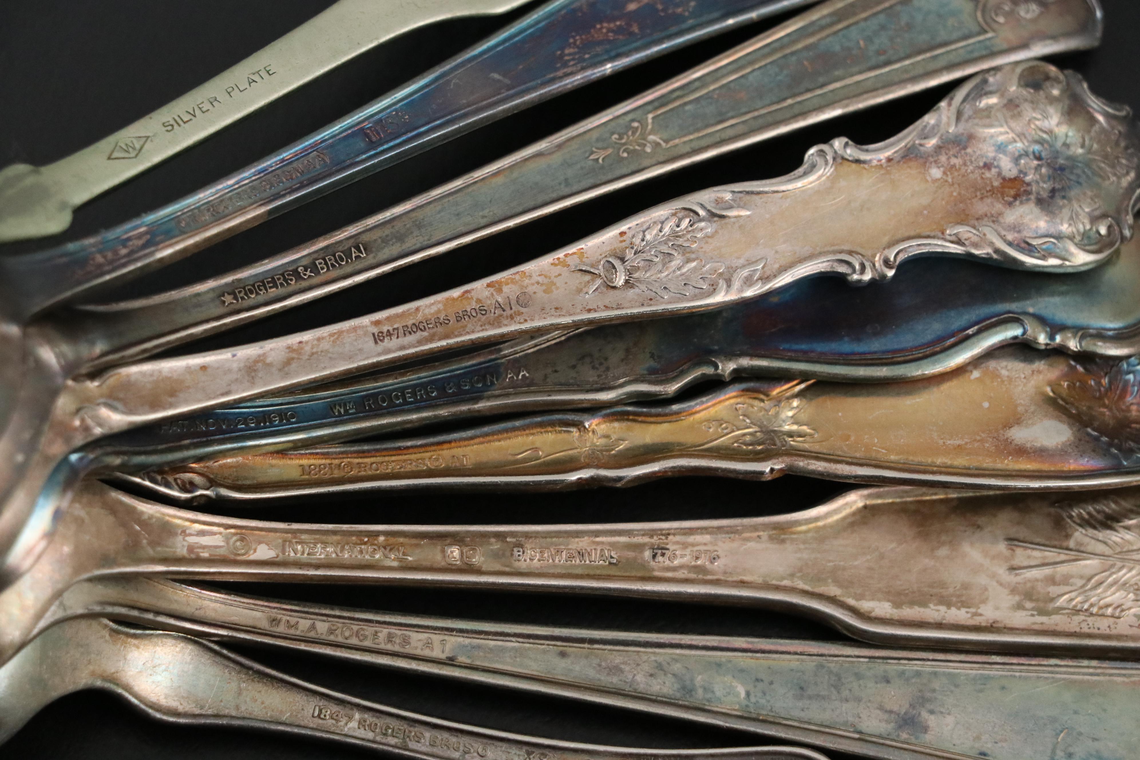 Rogers Bros. "Vintage" with Other Silver Plate Flatware, Mid to Late 20th C.