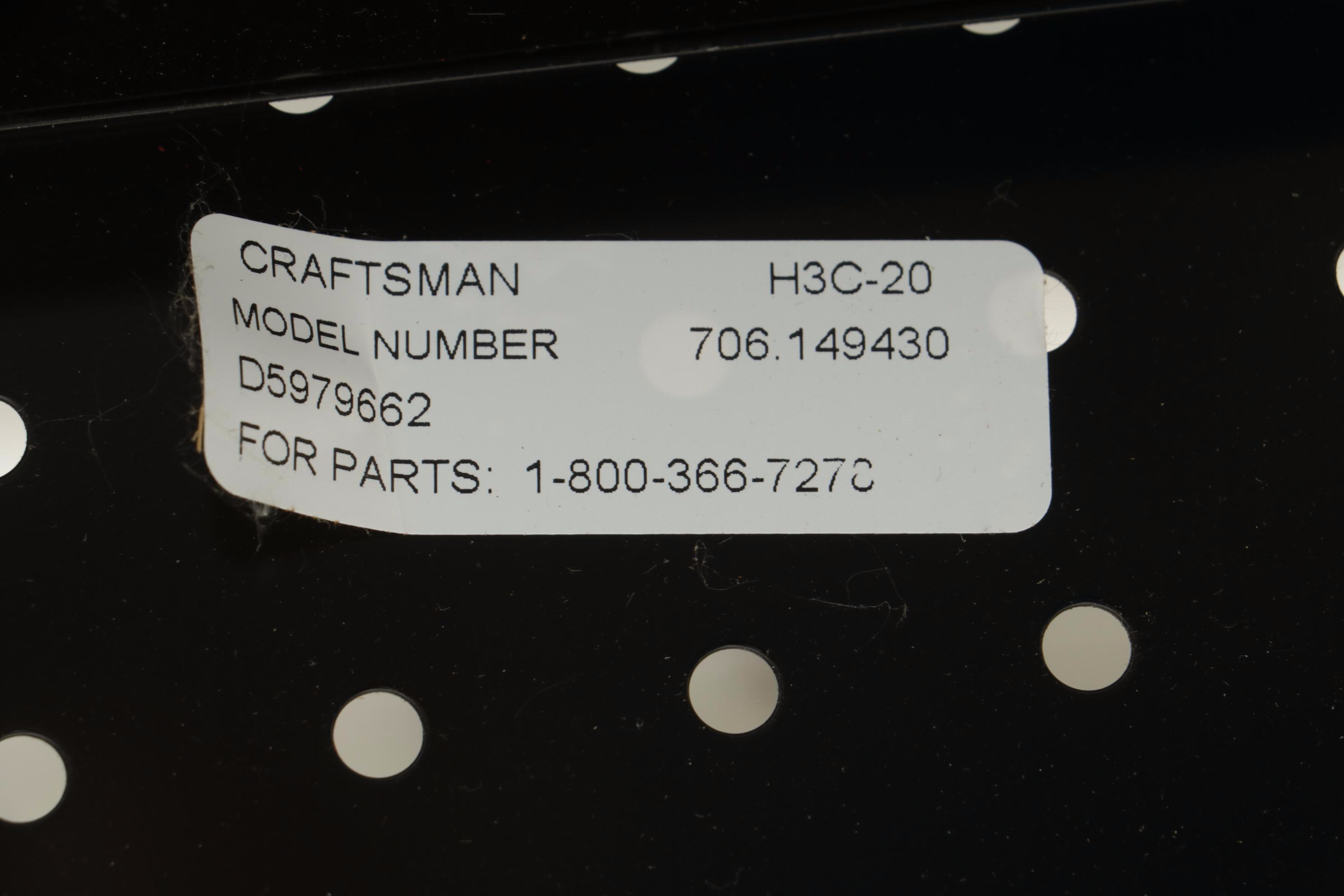 Craftsman Metal Frame Work Bench with Tool Drawers and Hand Tools