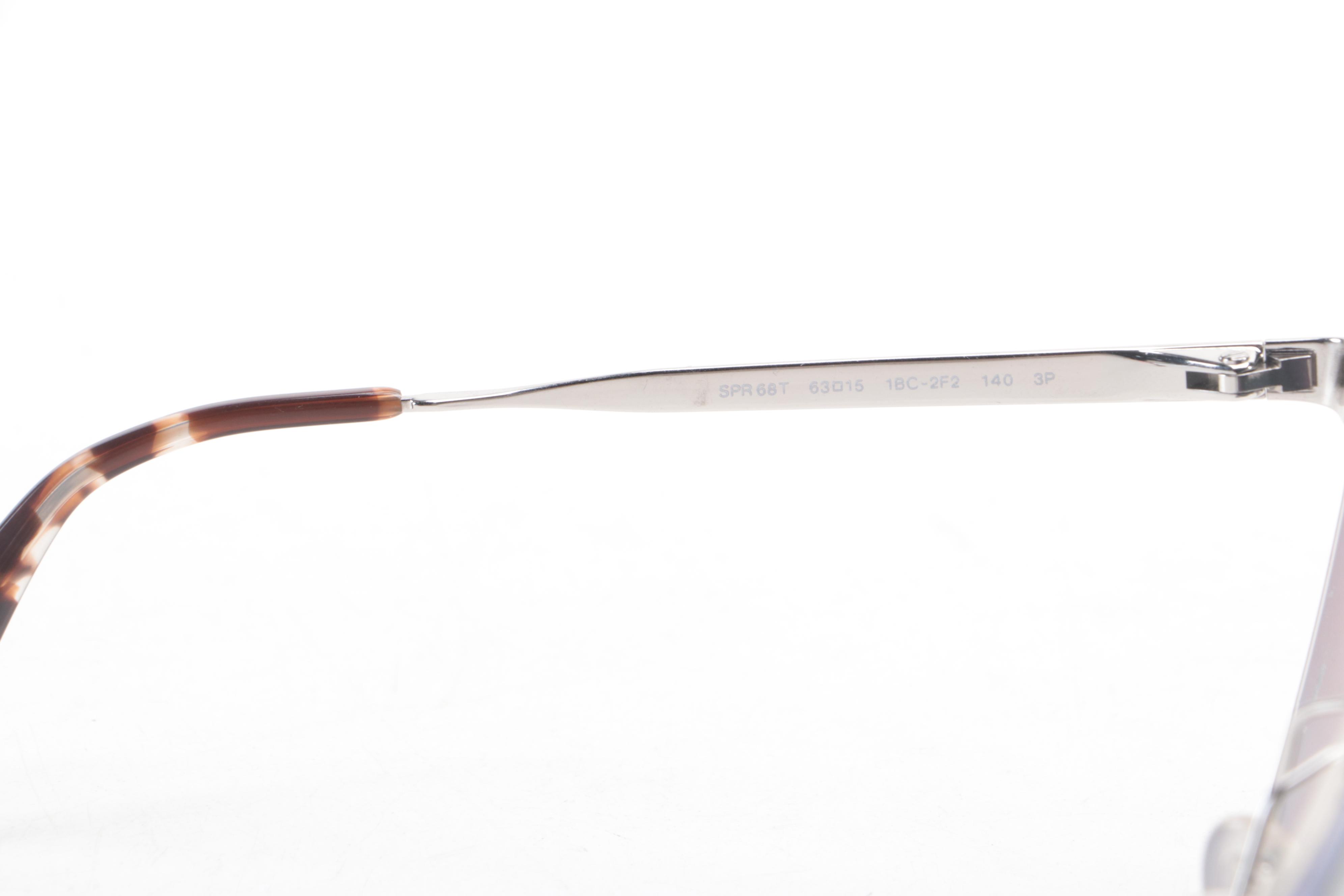 Prada SPR68T Grey Gradient Cat Eye Sunglasses