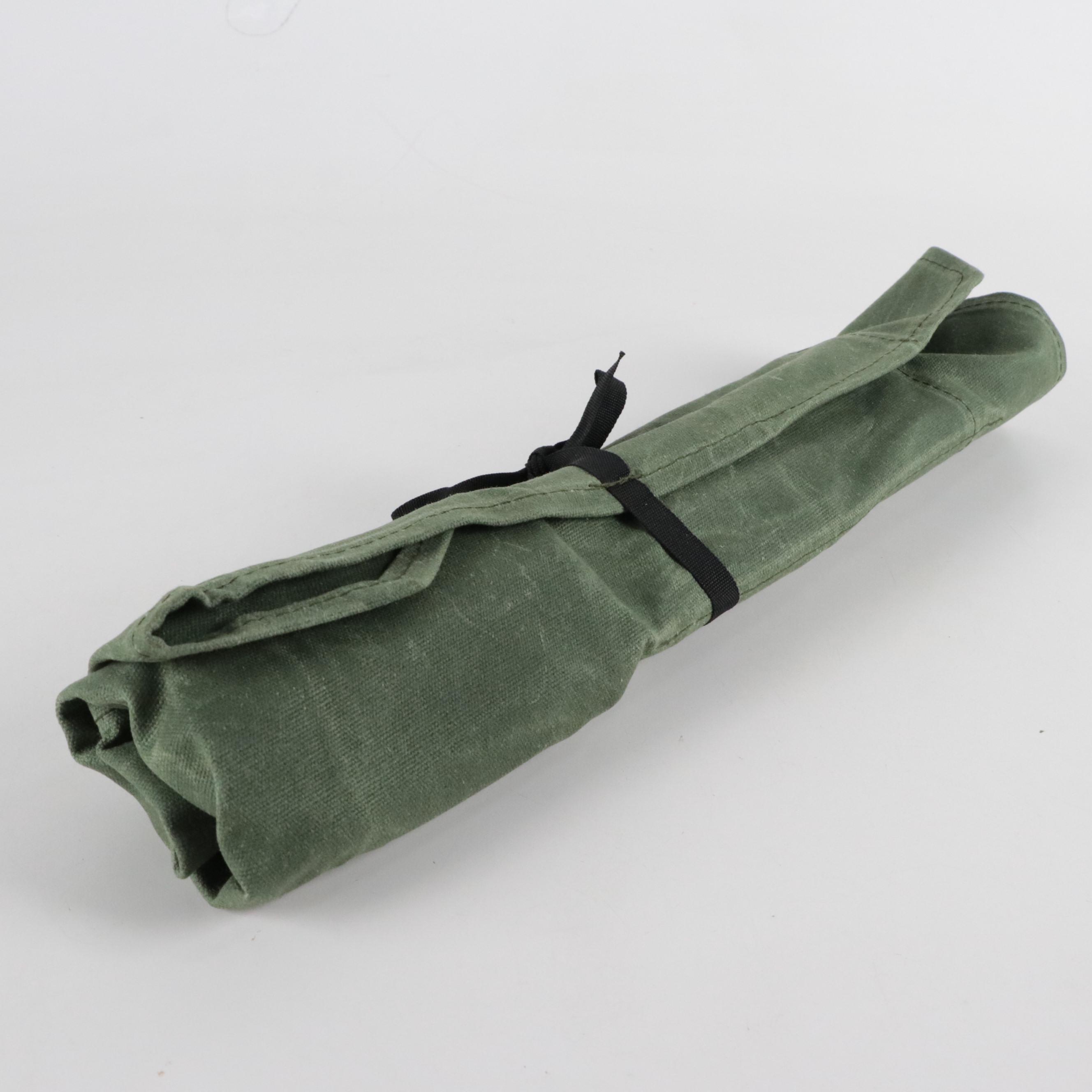 Hiroshi Stainless Steel Wood-Handled Kitchen Knife Set with Sharpening Steel