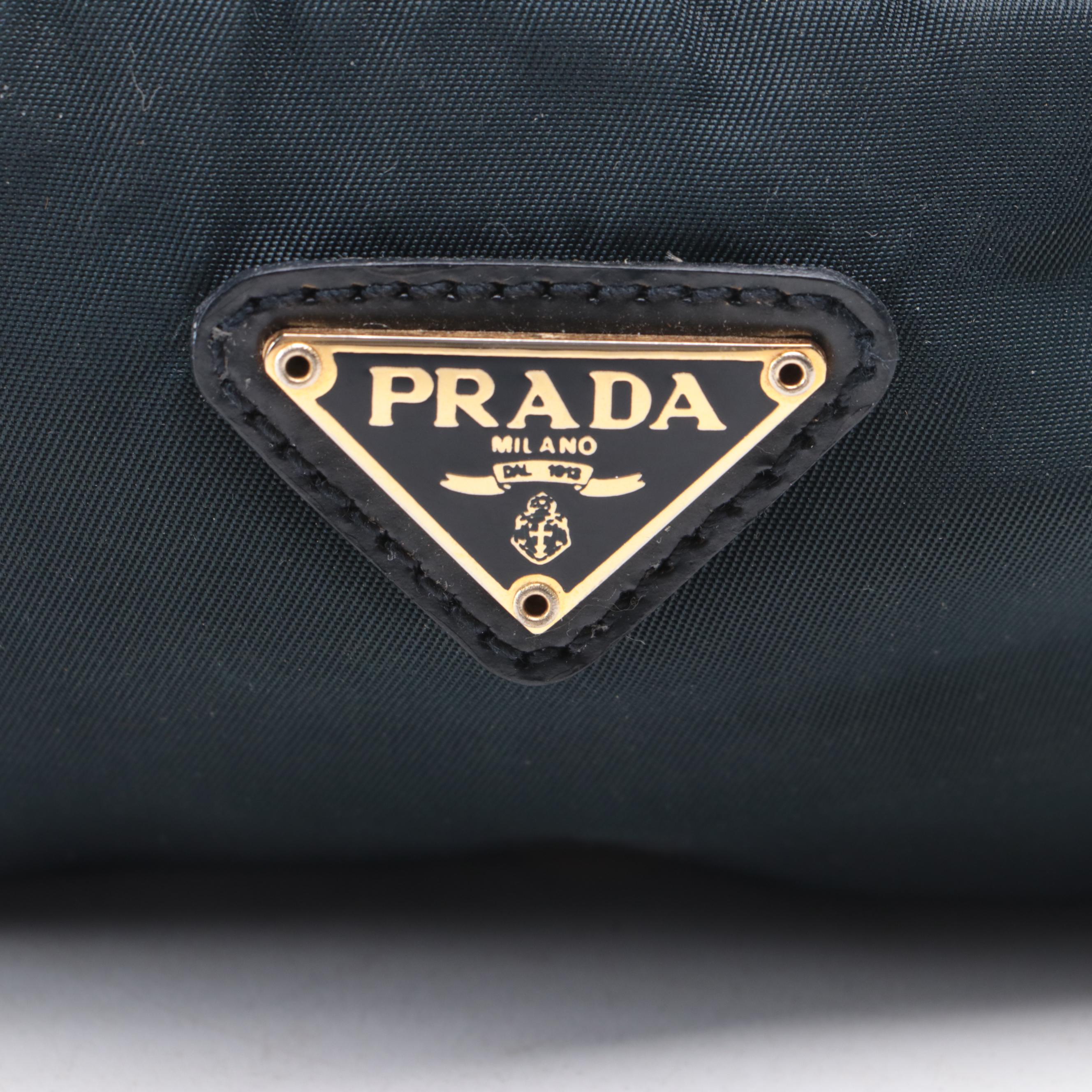 Prada Tessuto Nylon Zip Pouch