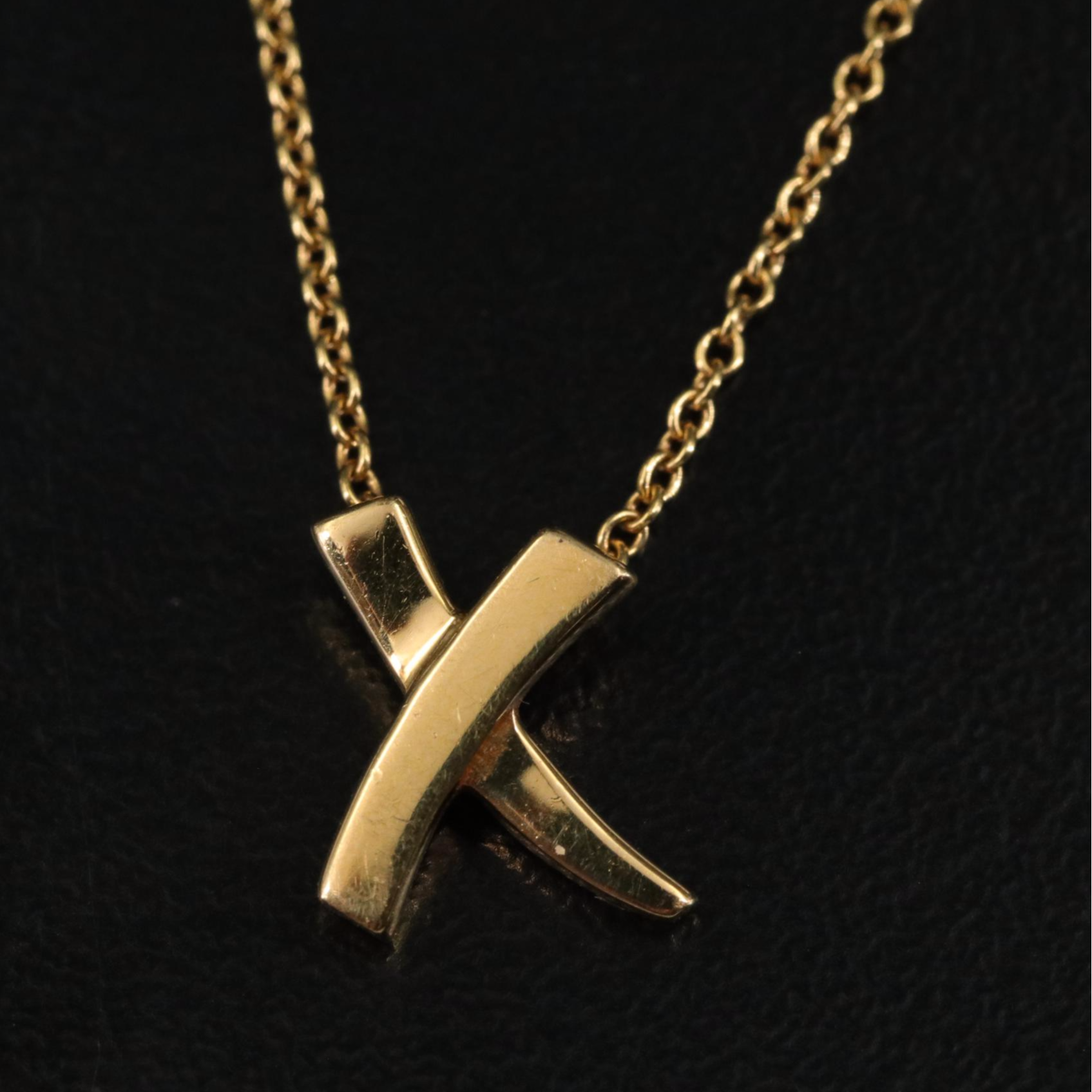 Paloma Picasso for Tiffany & Co. 18K Graffiti X Pendant Necklace