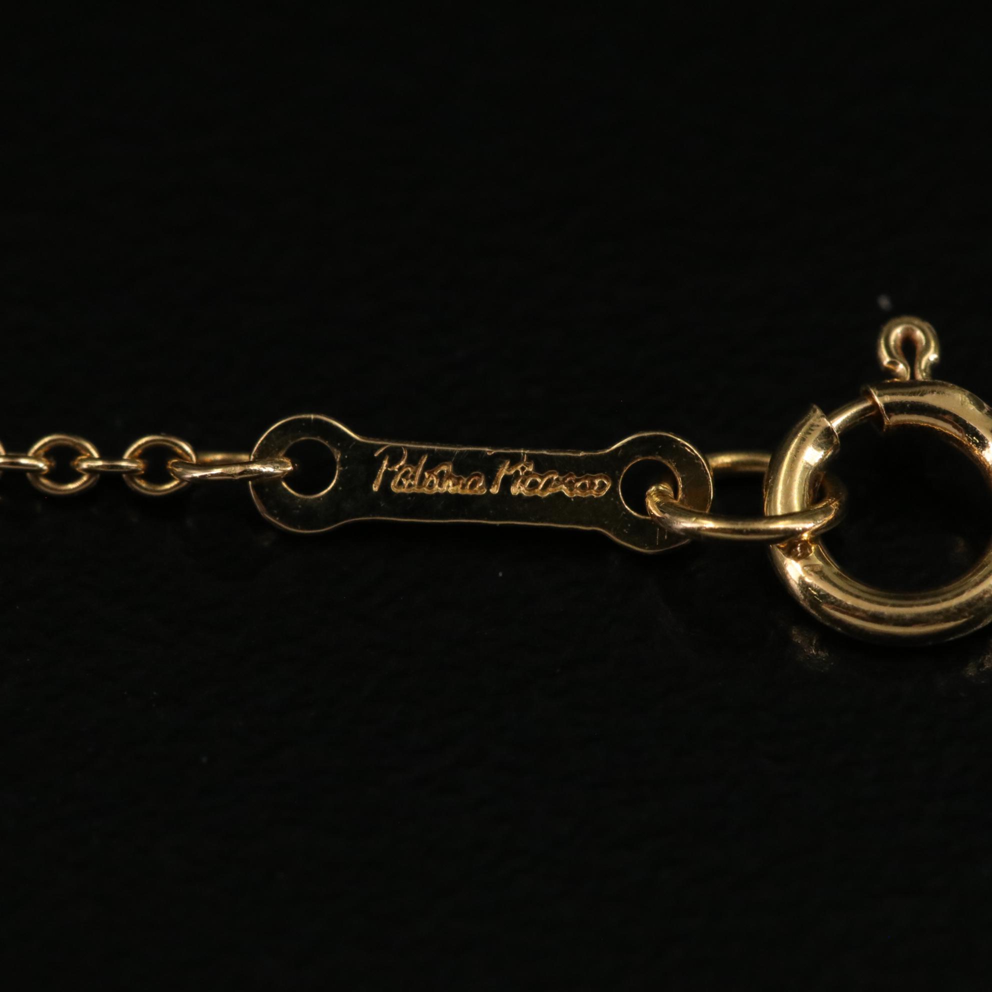 Paloma Picasso for Tiffany & Co. 18K Graffiti X Pendant Necklace