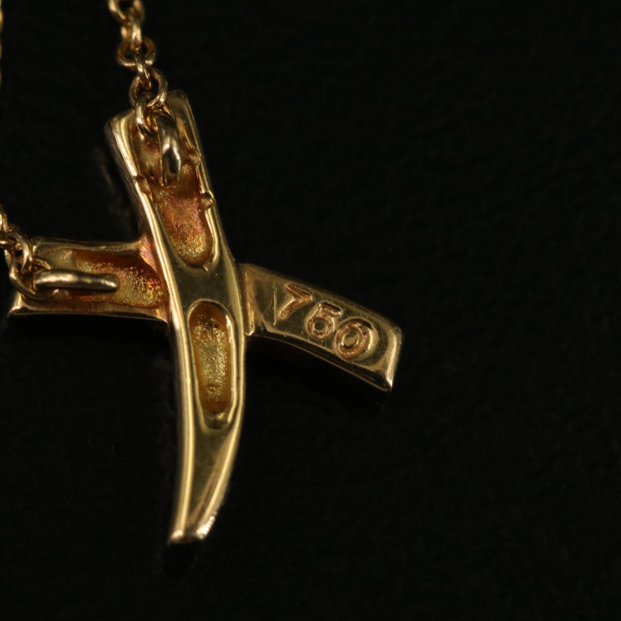 Paloma Picasso for Tiffany & Co. 18K Graffiti X Pendant Necklace