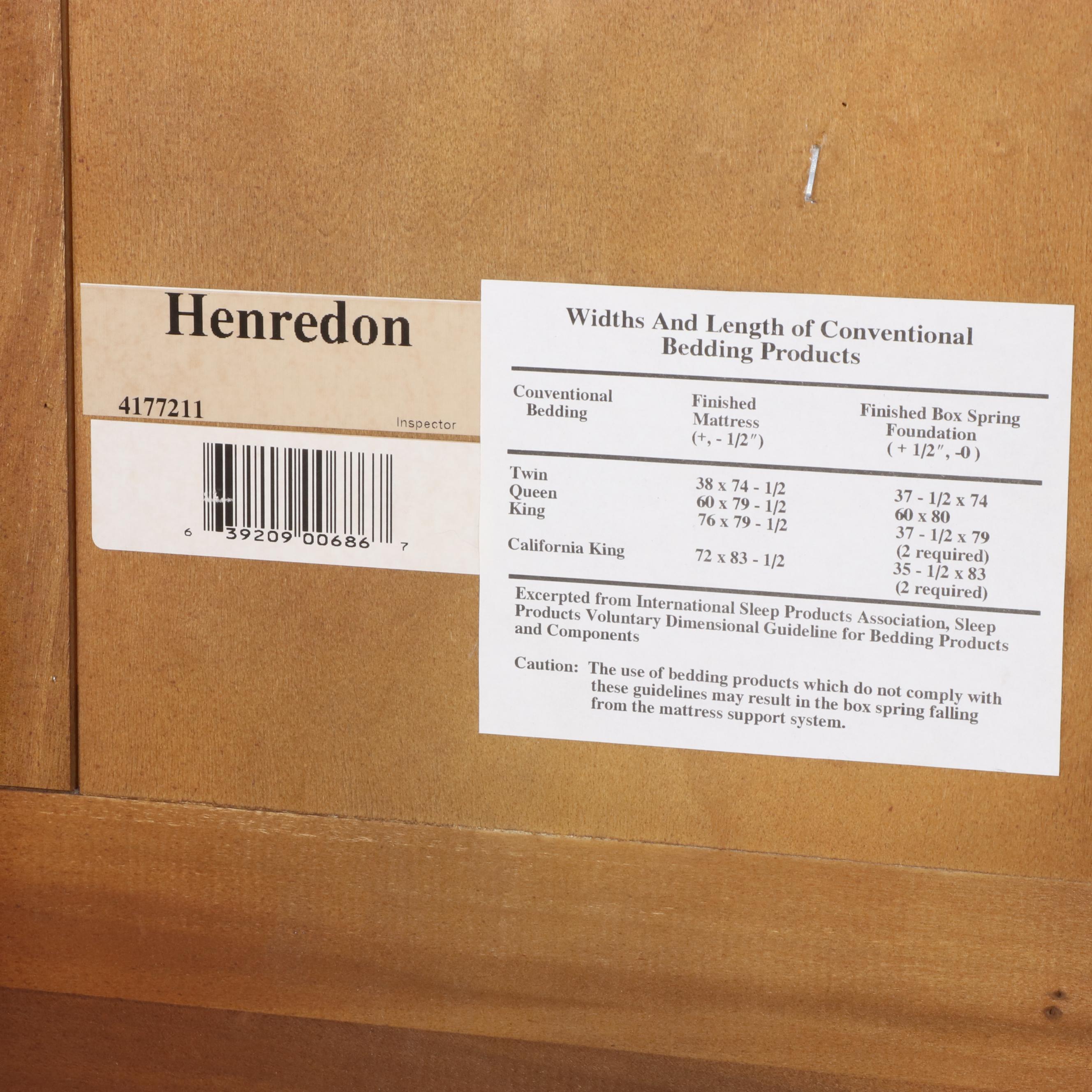 Henredon Rococo Revival Style Hardwood King Bed Frame
