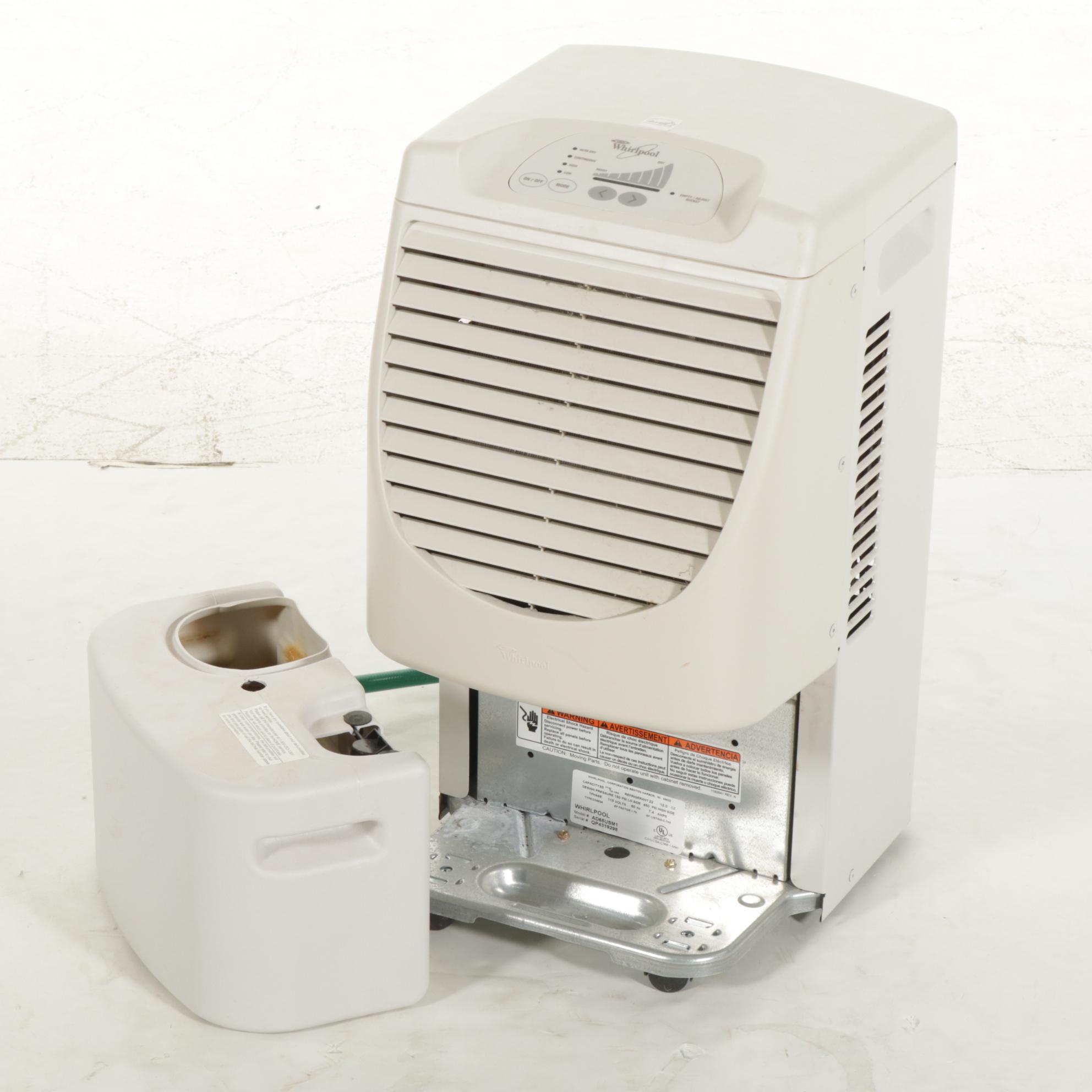 Whirlpool 65-Pint Dehumidifier on Casters