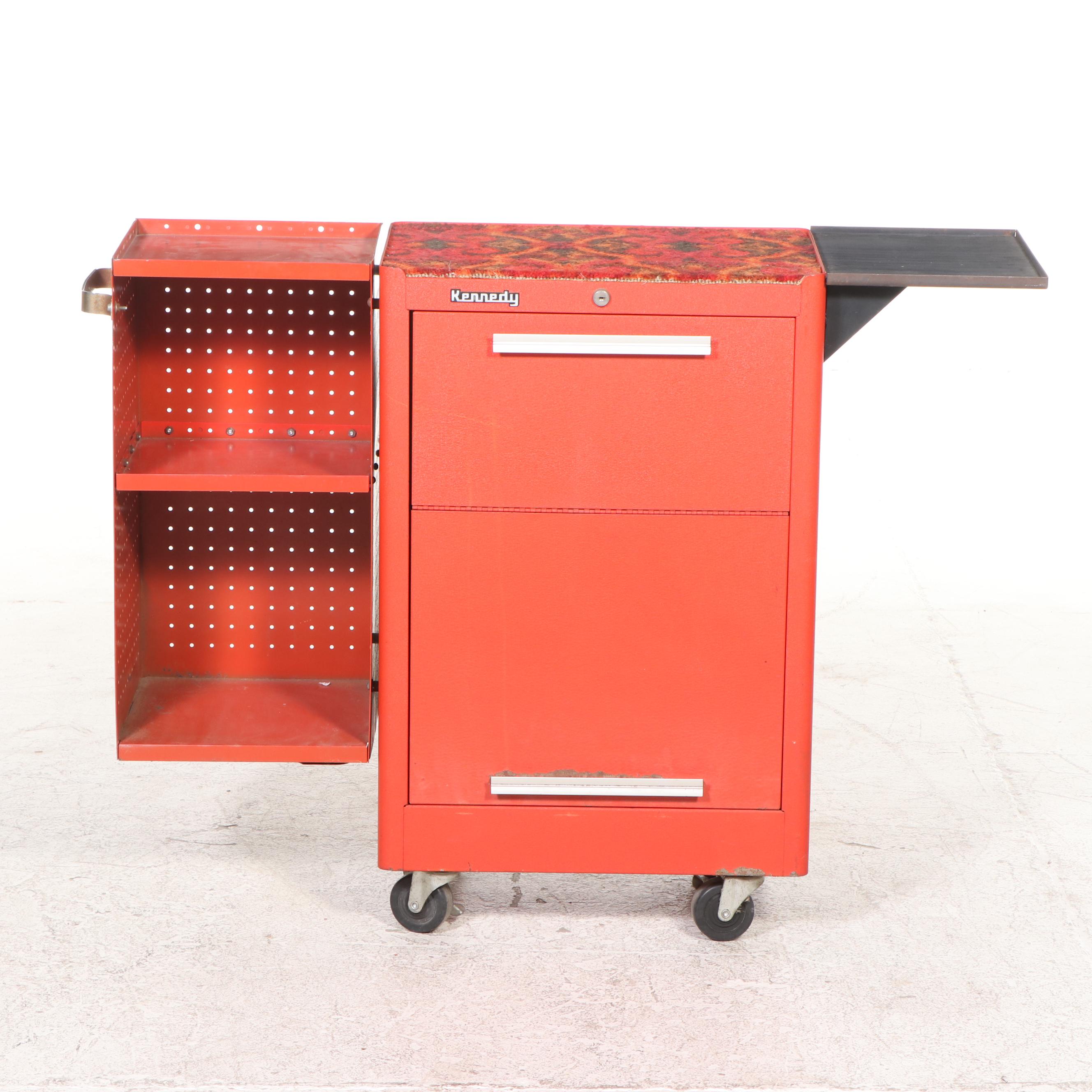 Kennedy Manufacturing Co. Painted Steel Tool Cart