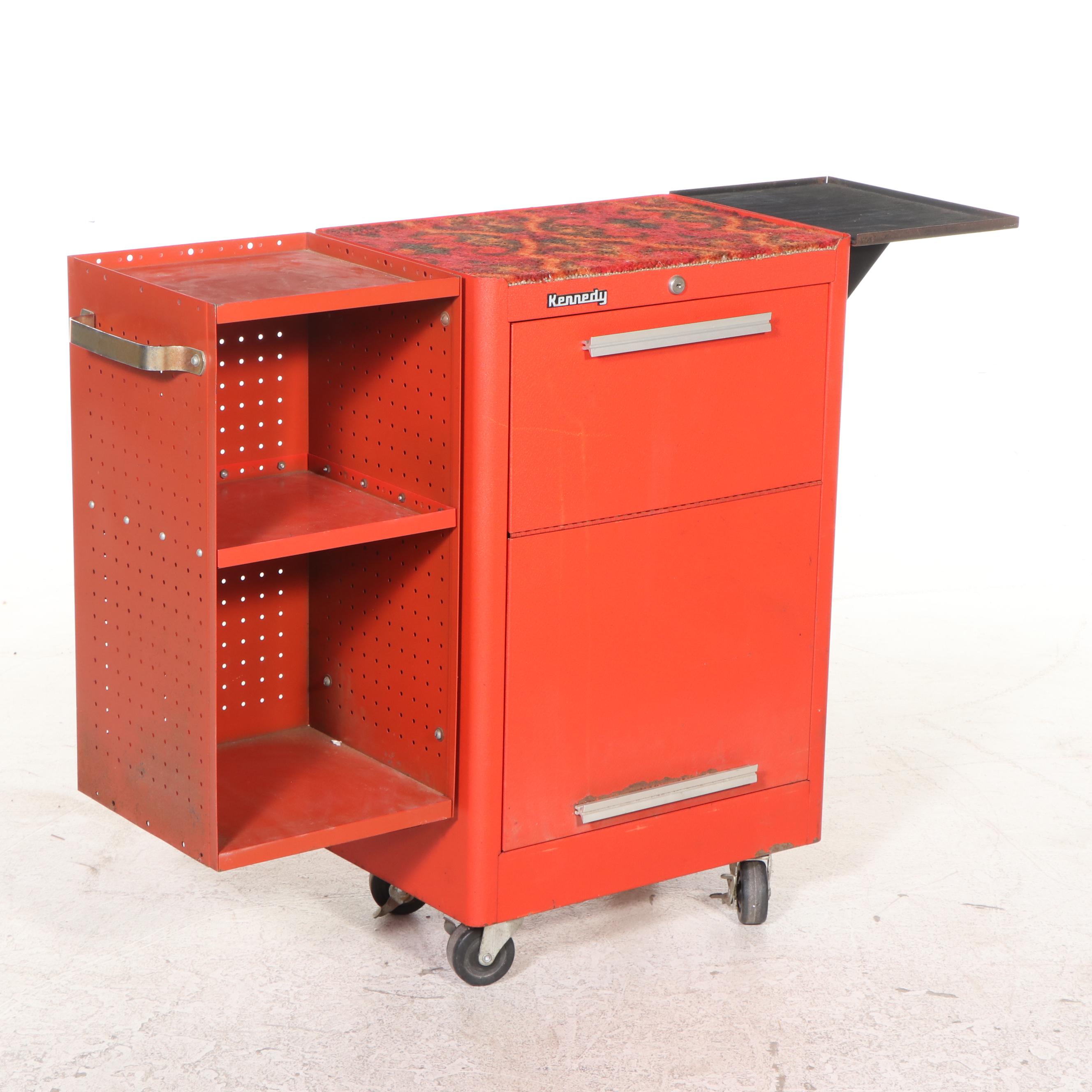 Kennedy Manufacturing Co. Painted Steel Tool Cart