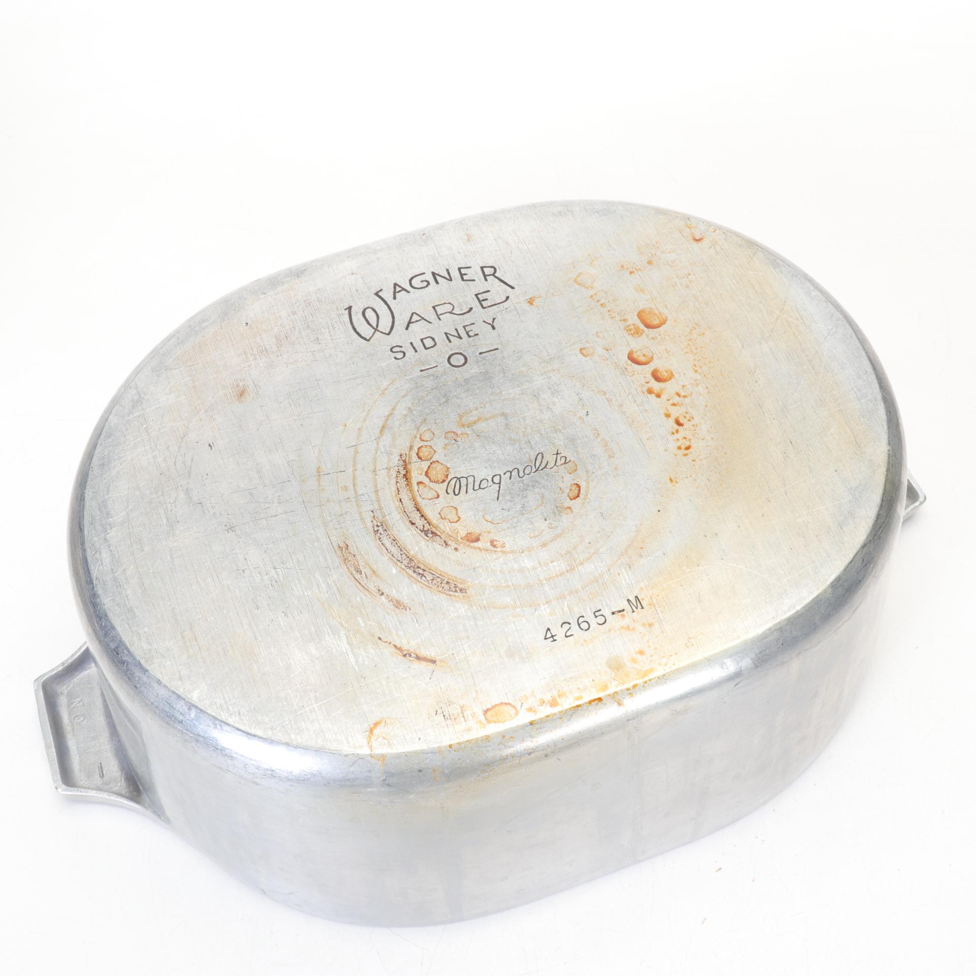 Wagner Ware Magnalite Cookware with Roaster, Pots and Pans, Mid 20th Century