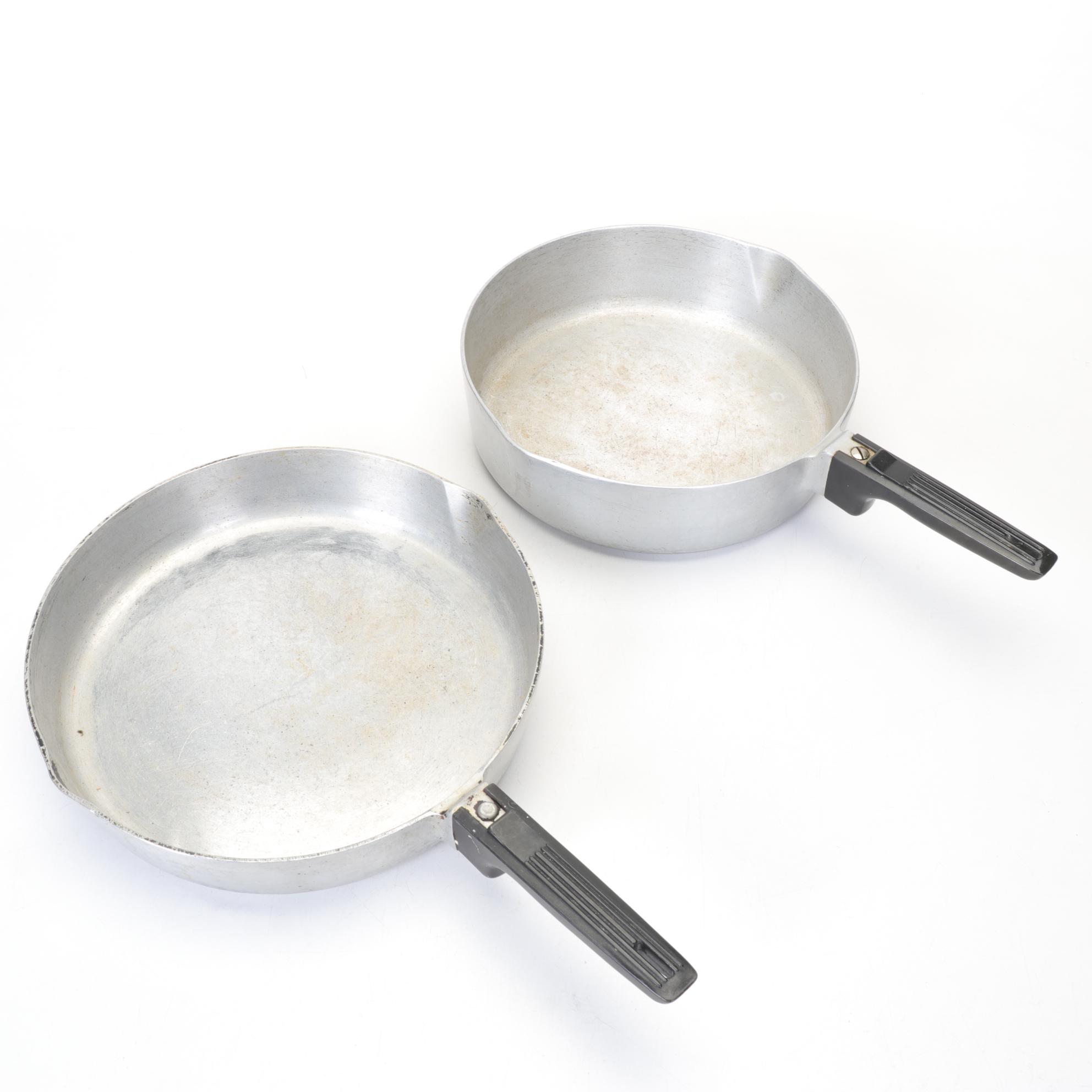 Wagner Ware Magnalite Cookware with Roaster, Pots and Pans, Mid 20th Century