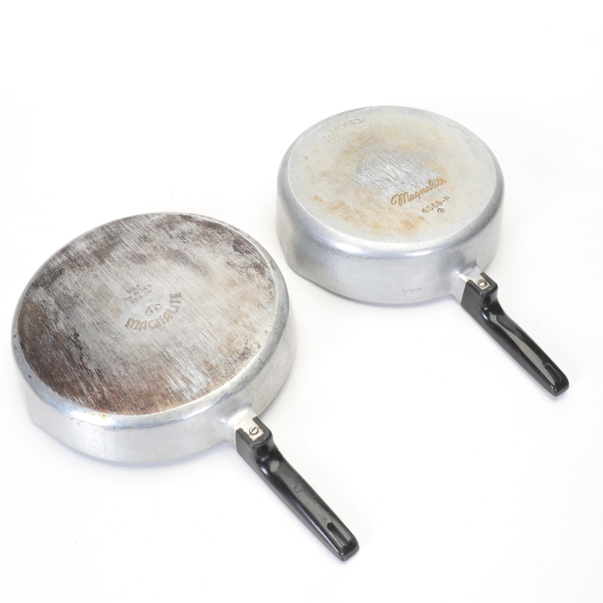 Wagner Ware Magnalite Cookware with Roaster, Pots and Pans, Mid 20th Century