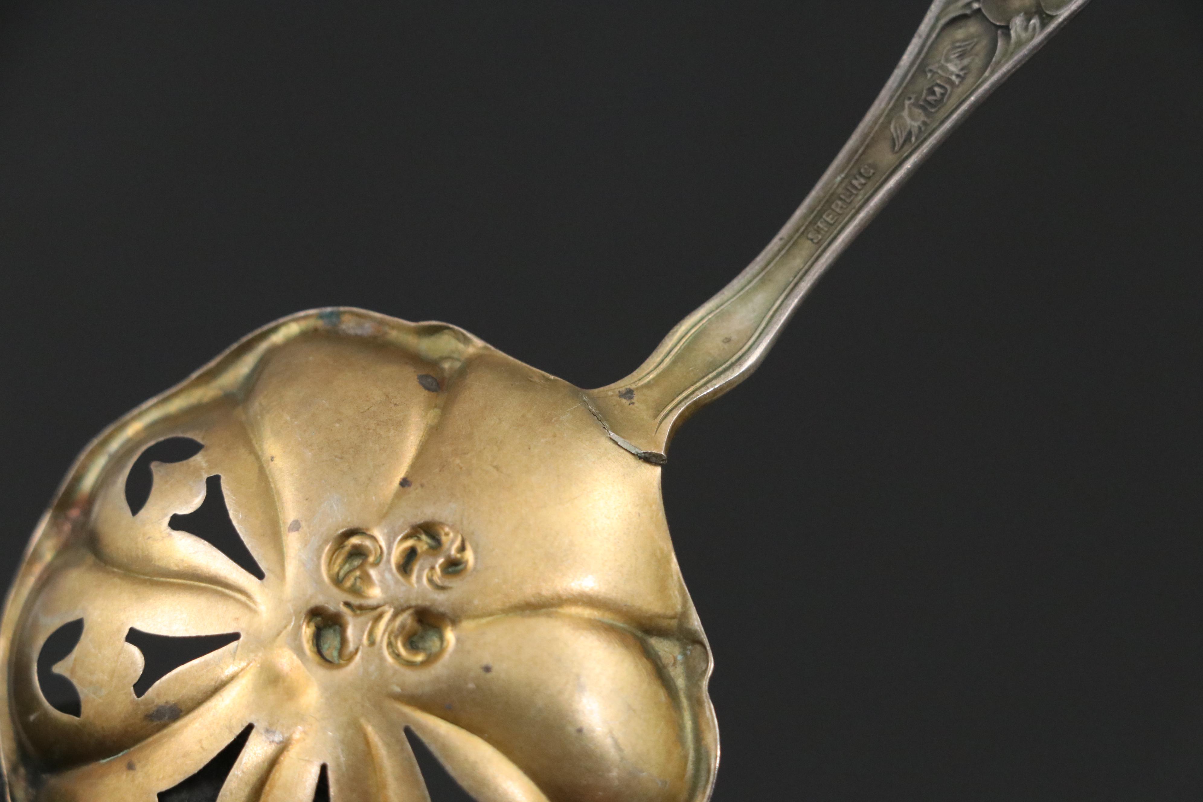 Gorham Sterling Silver Flatware and Souvenir Spoons with German 800 Silver Spoon