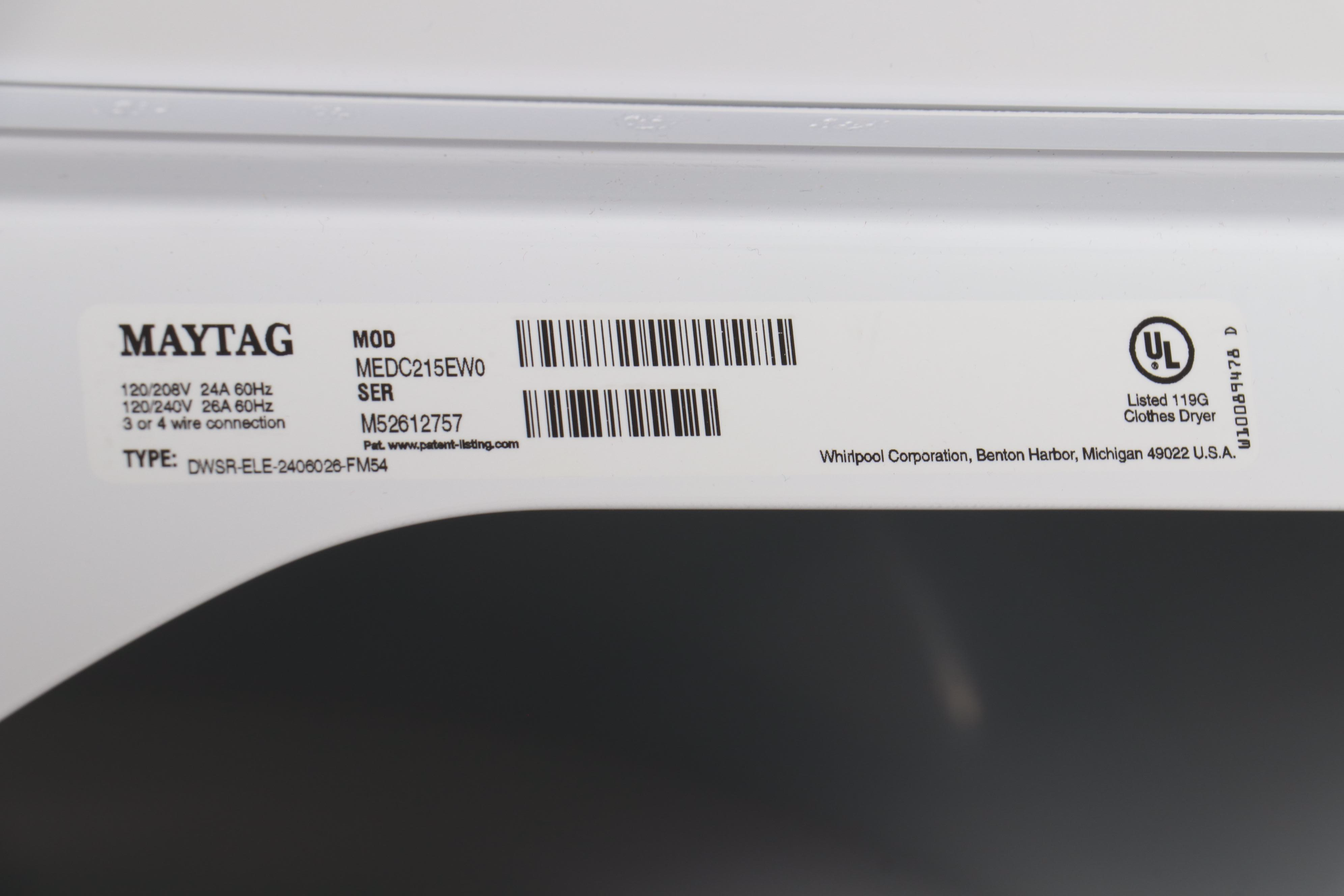 Maytag 7.4 Cu. Ft. Smart Capable Electric Dryer